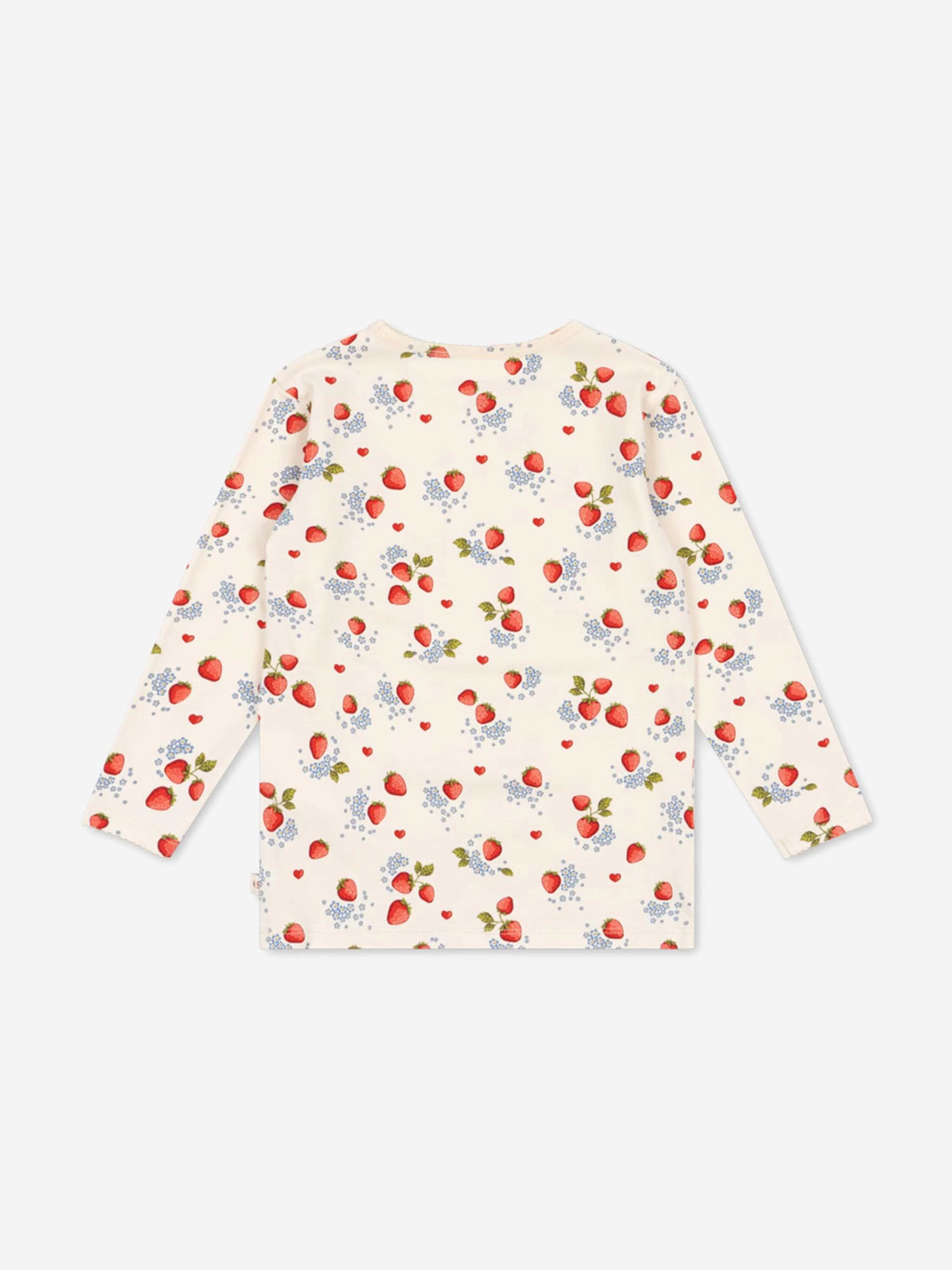 Baby Girls Marmalade Basic Langarm-T-Shirt in Elfenbein