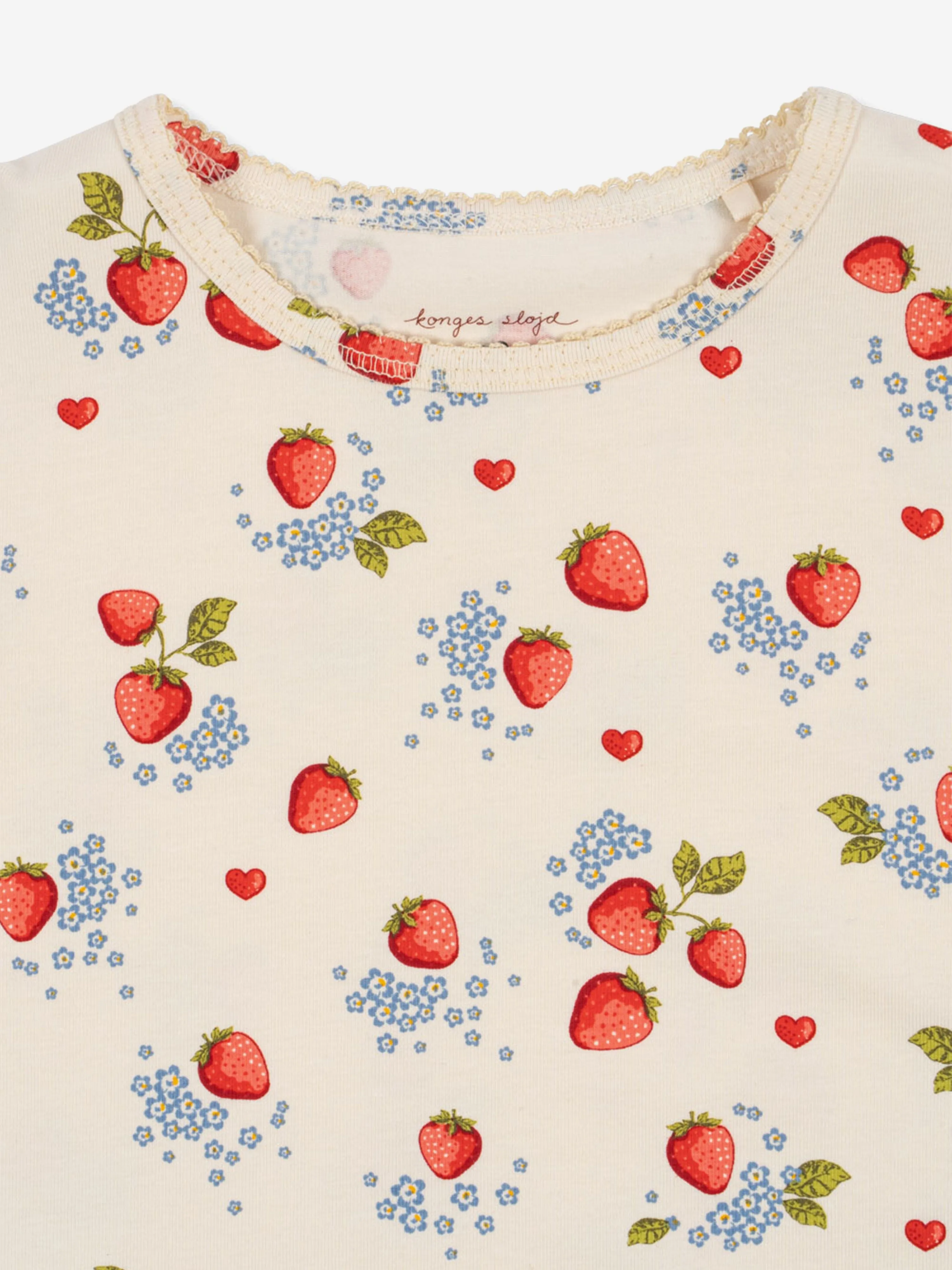 Baby Girls Marmalade Basic Langarm-T-Shirt in Elfenbein