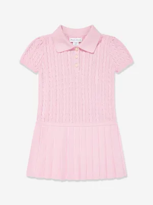 Rosa Mini-Strickkleid für Baby-Mädchen
