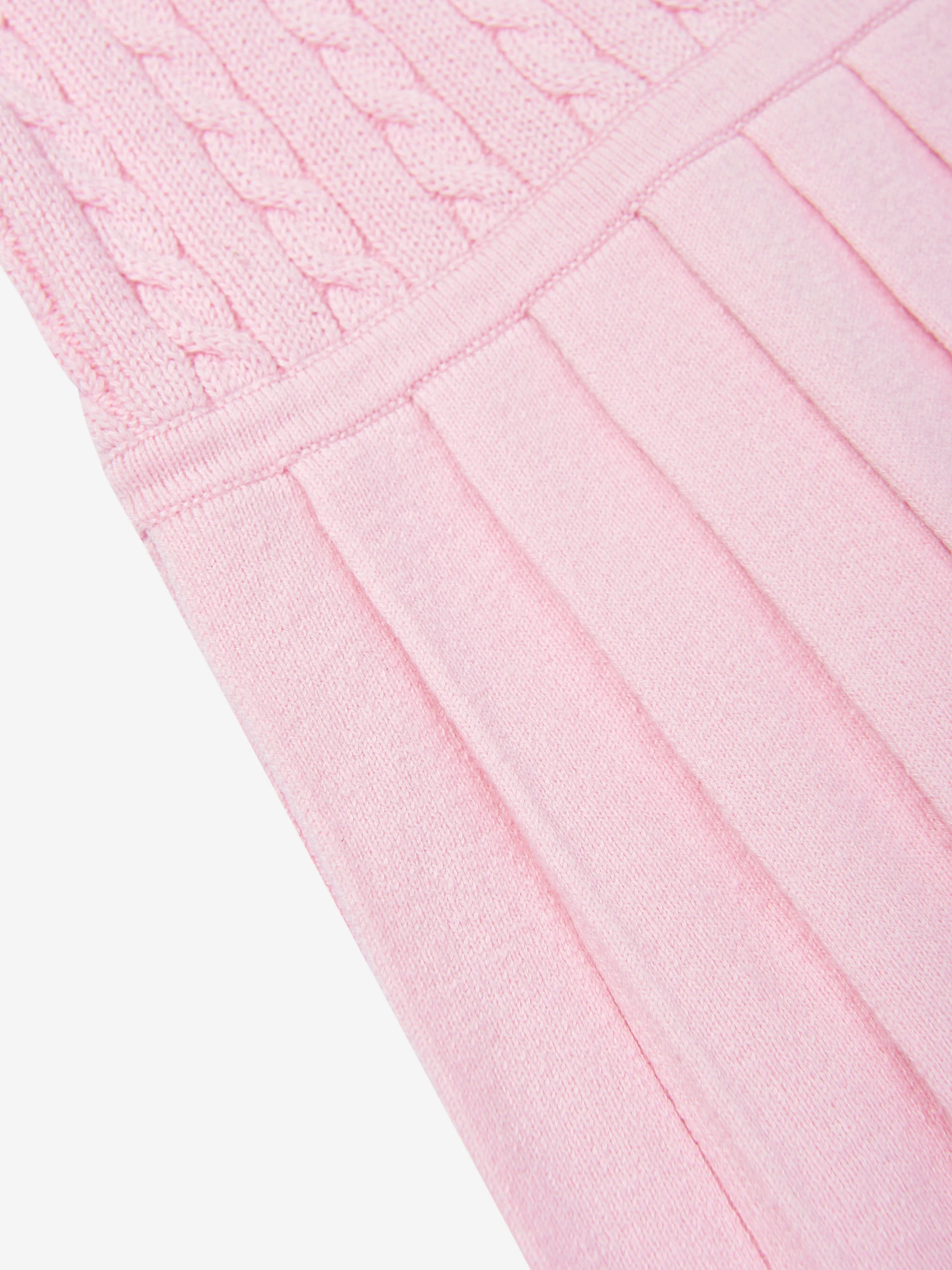 Rosa Mini-Strickkleid für Baby-Mädchen