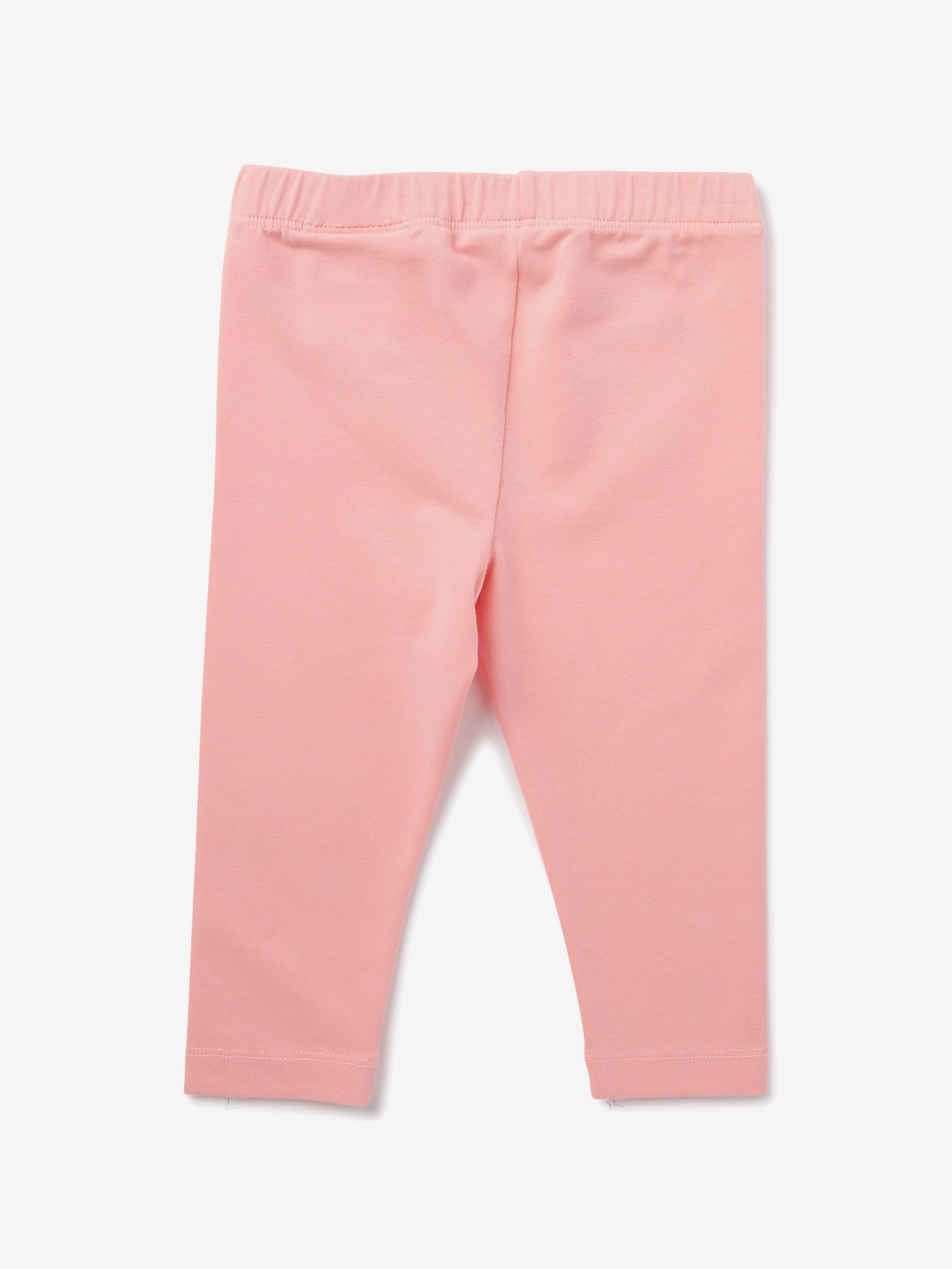 Rosa Baby-Mädchen-Stampfenfreie Leggings