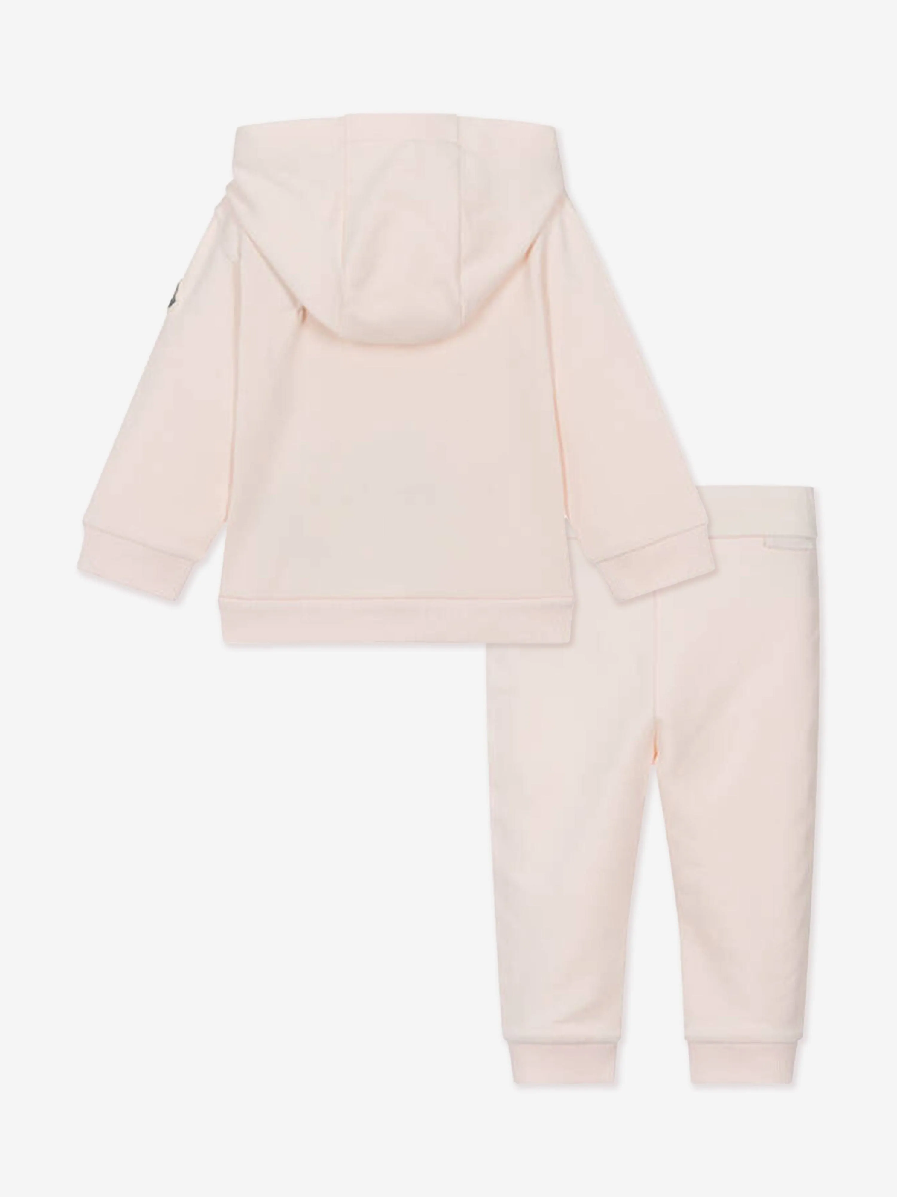 Rosa Baby-Mädchen Tracksuit mit Tasche