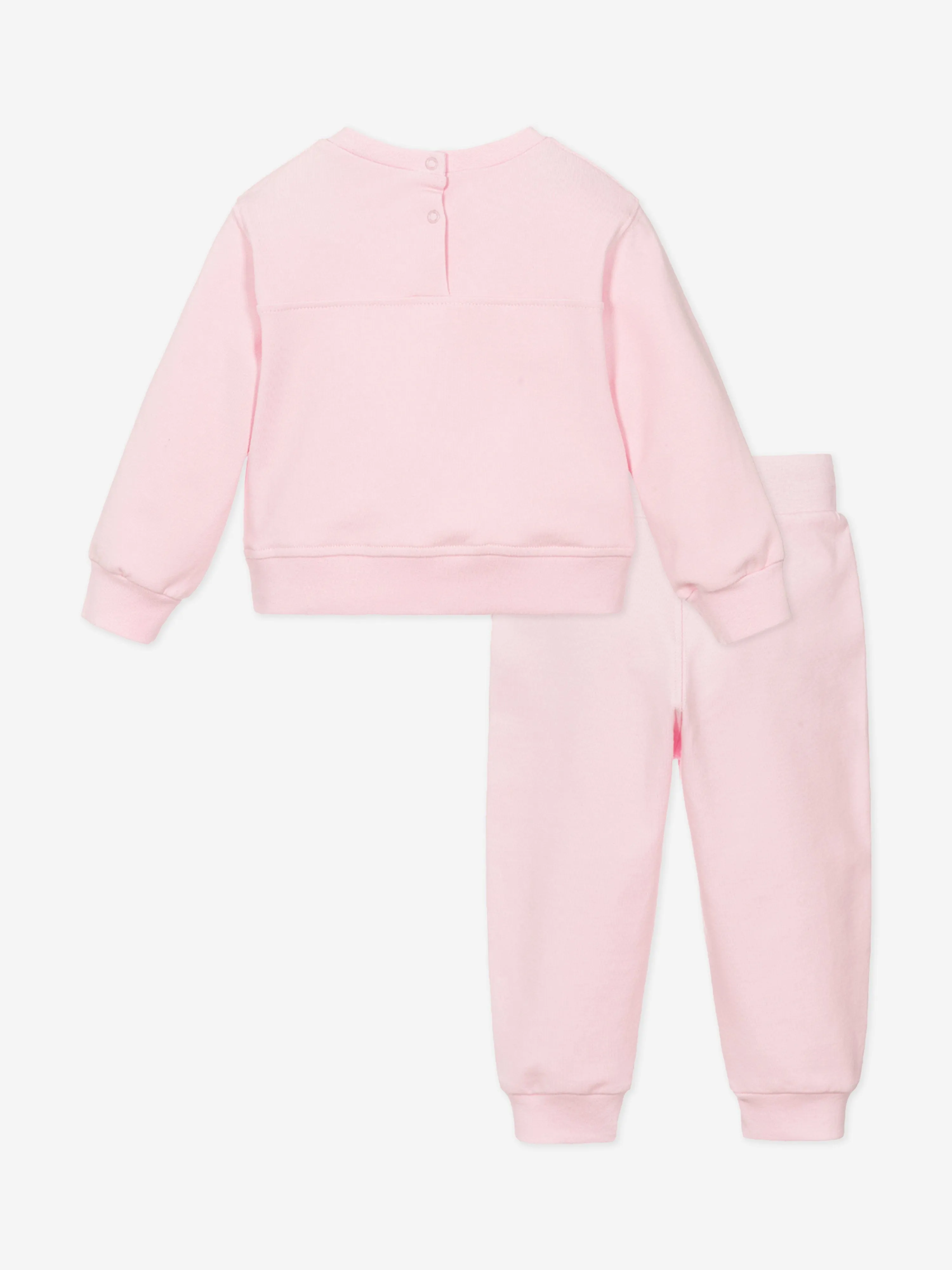 Baby Girls Rosenprint Jogginganzug in Rosa