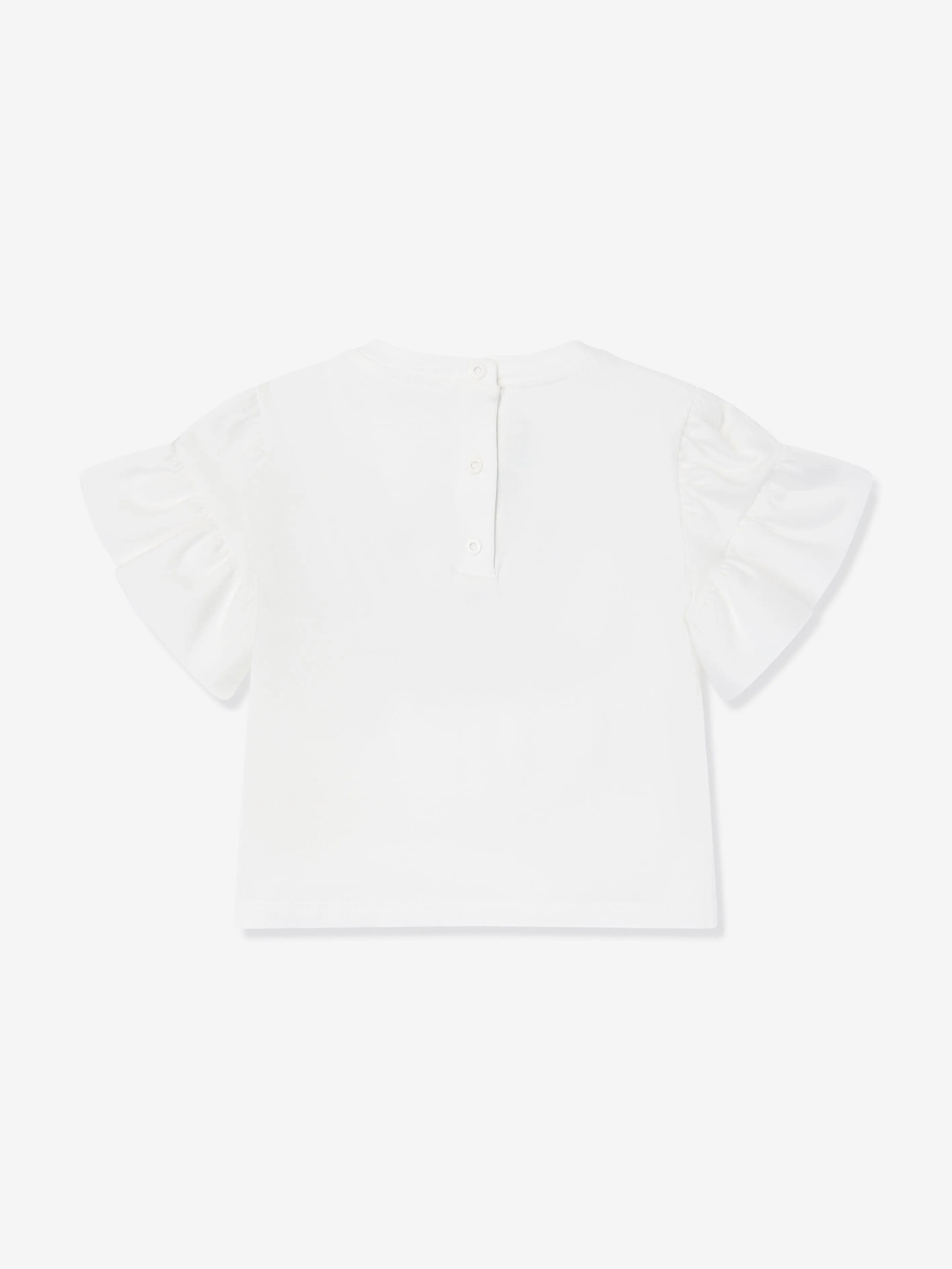 Baby Mädchen Eichhörnchen T-Shirt in Weiß