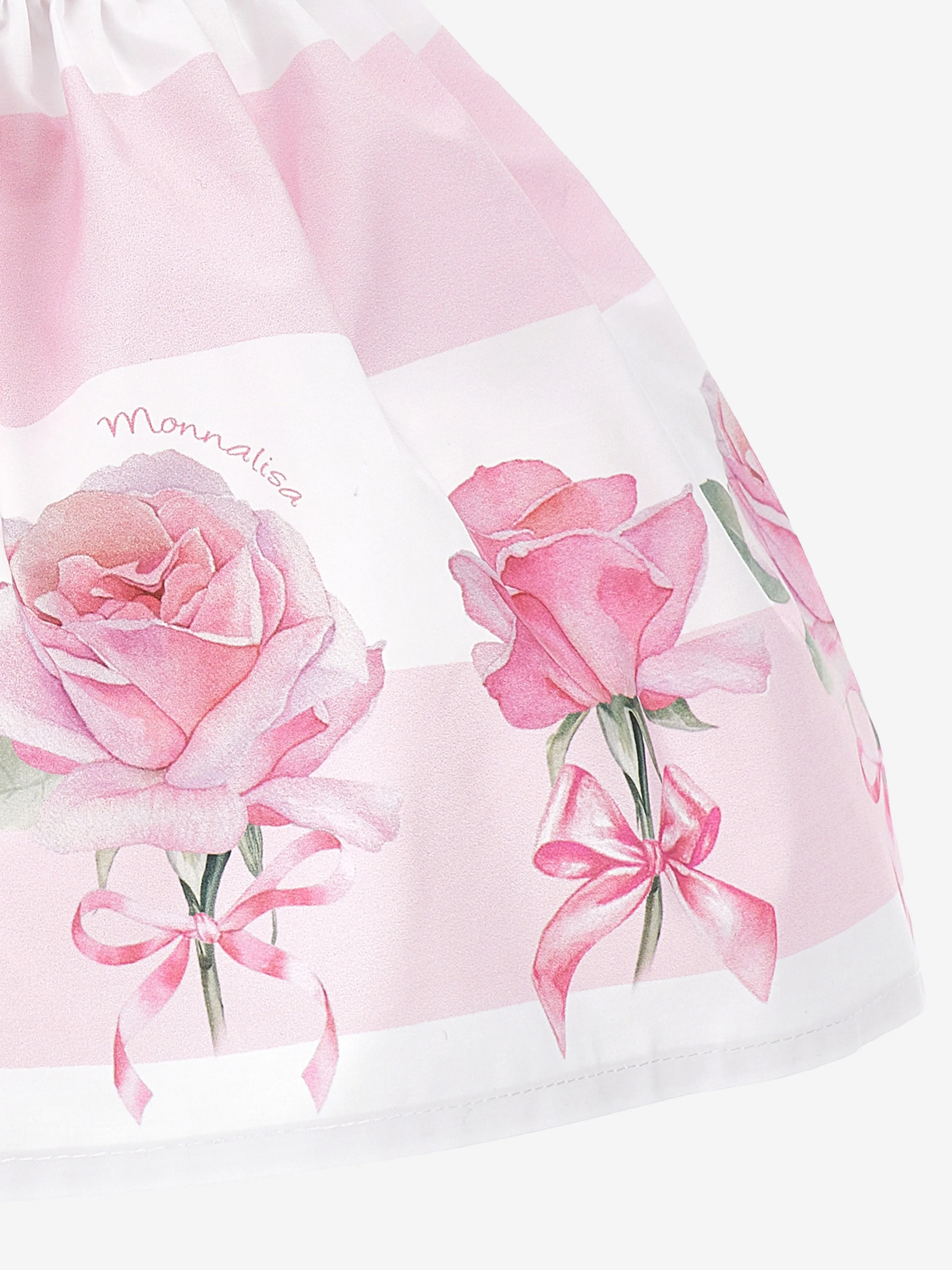 Rosa gestreifter Rosenrock für Baby-Mädchen