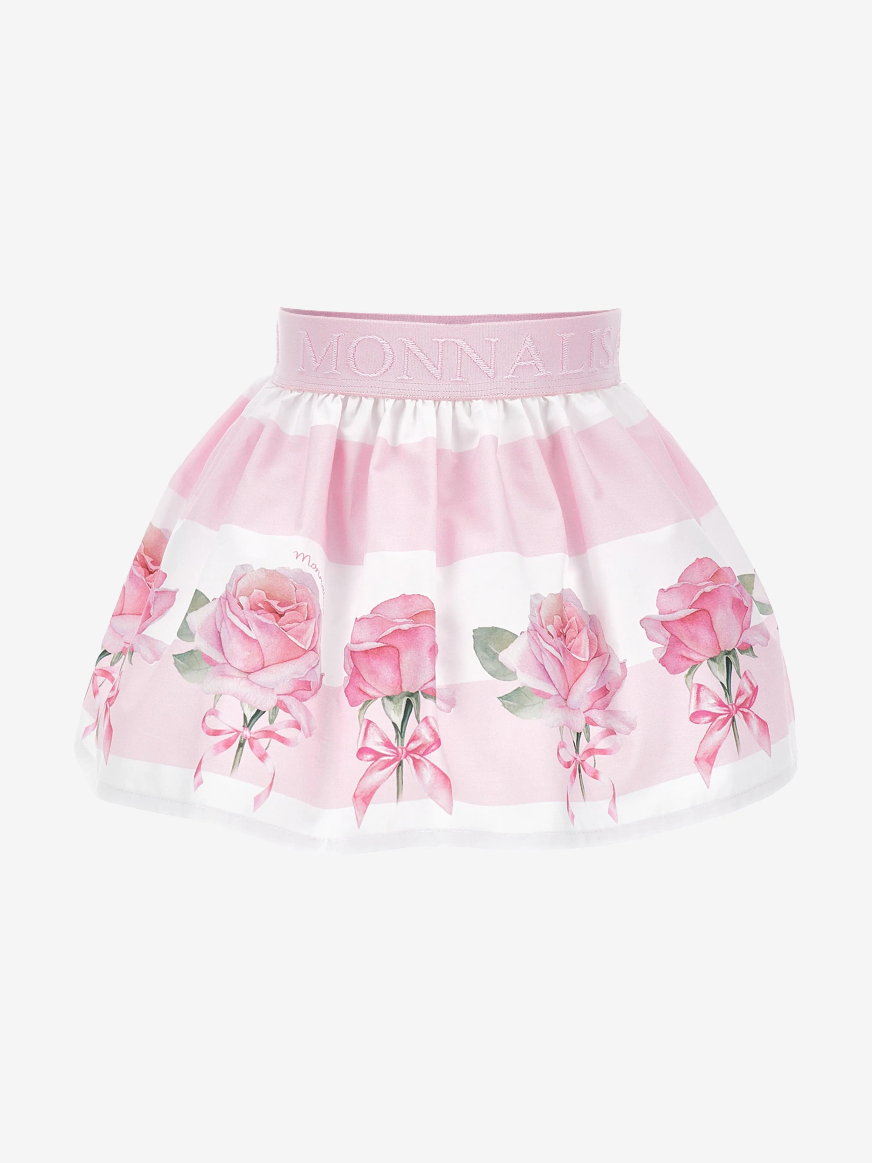 Rosa gestreifter Rosenrock für Baby-Mädchen