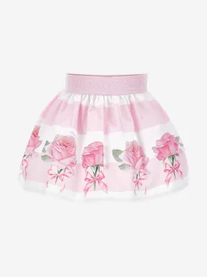 Rosa gestreifter Rosenrock für Baby-Mädchen