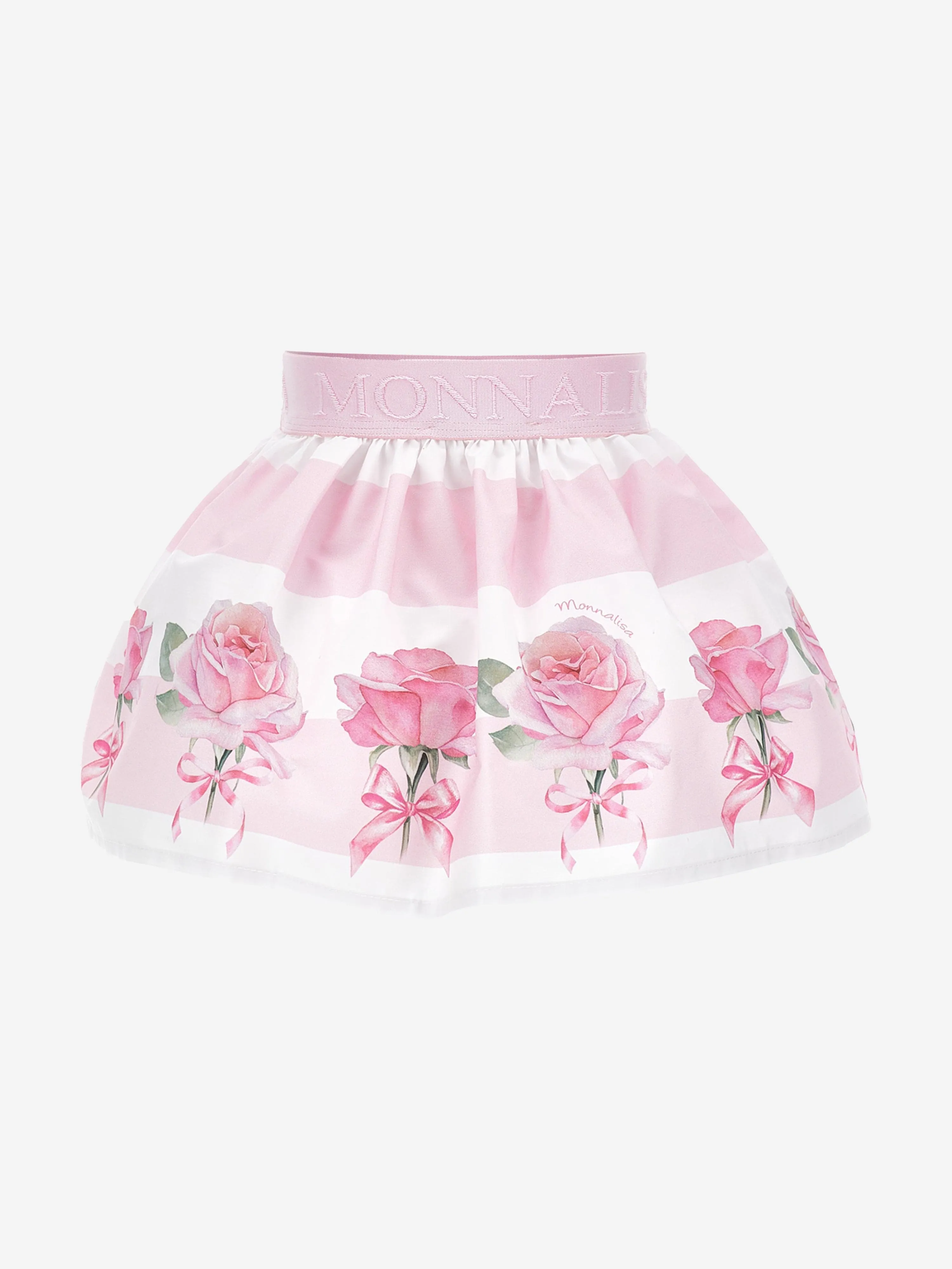Rosa gestreifter Rosenrock für Baby-Mädchen