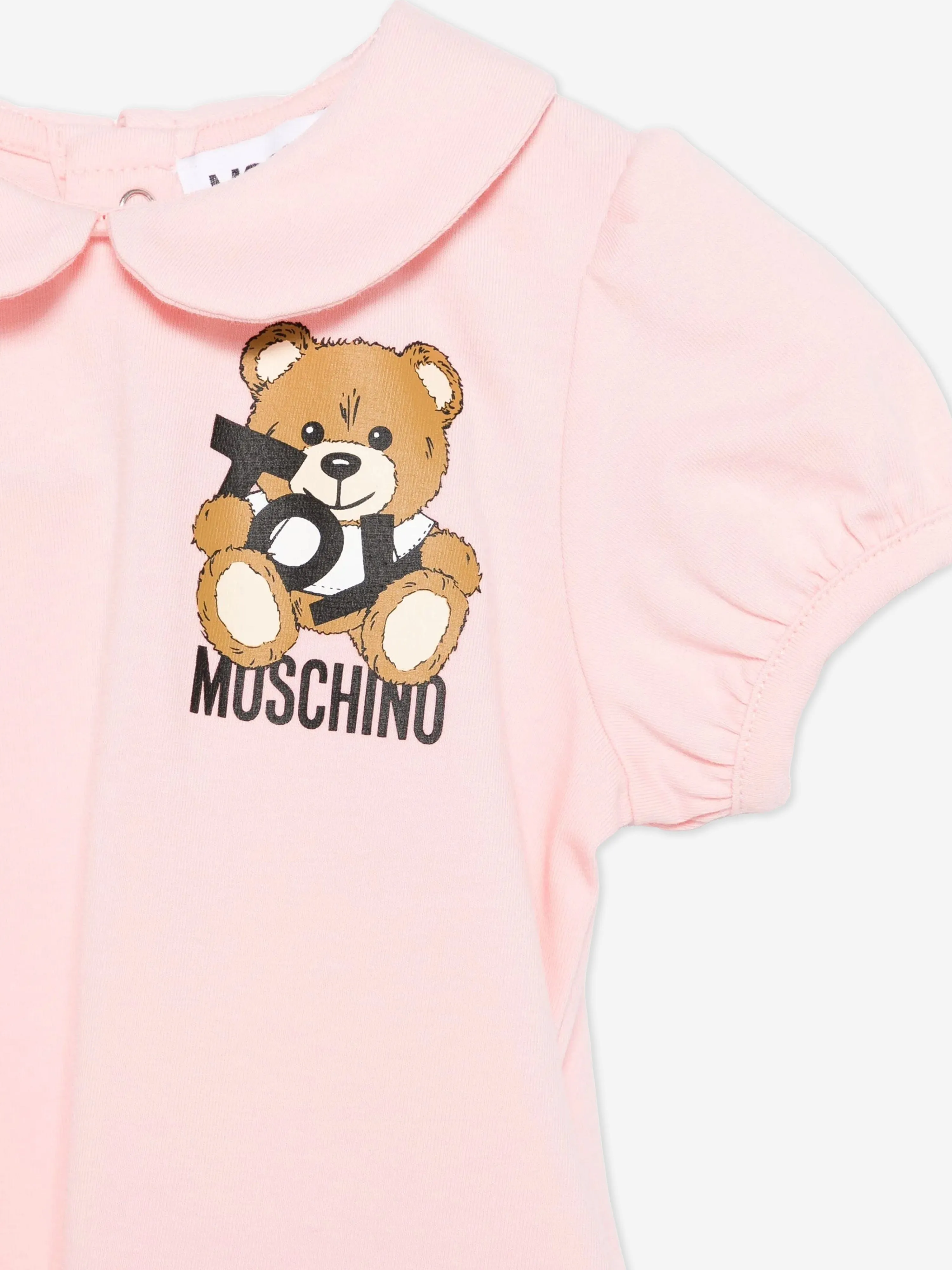 Rosa Teddybär-Kleid-Set für Babygirls
