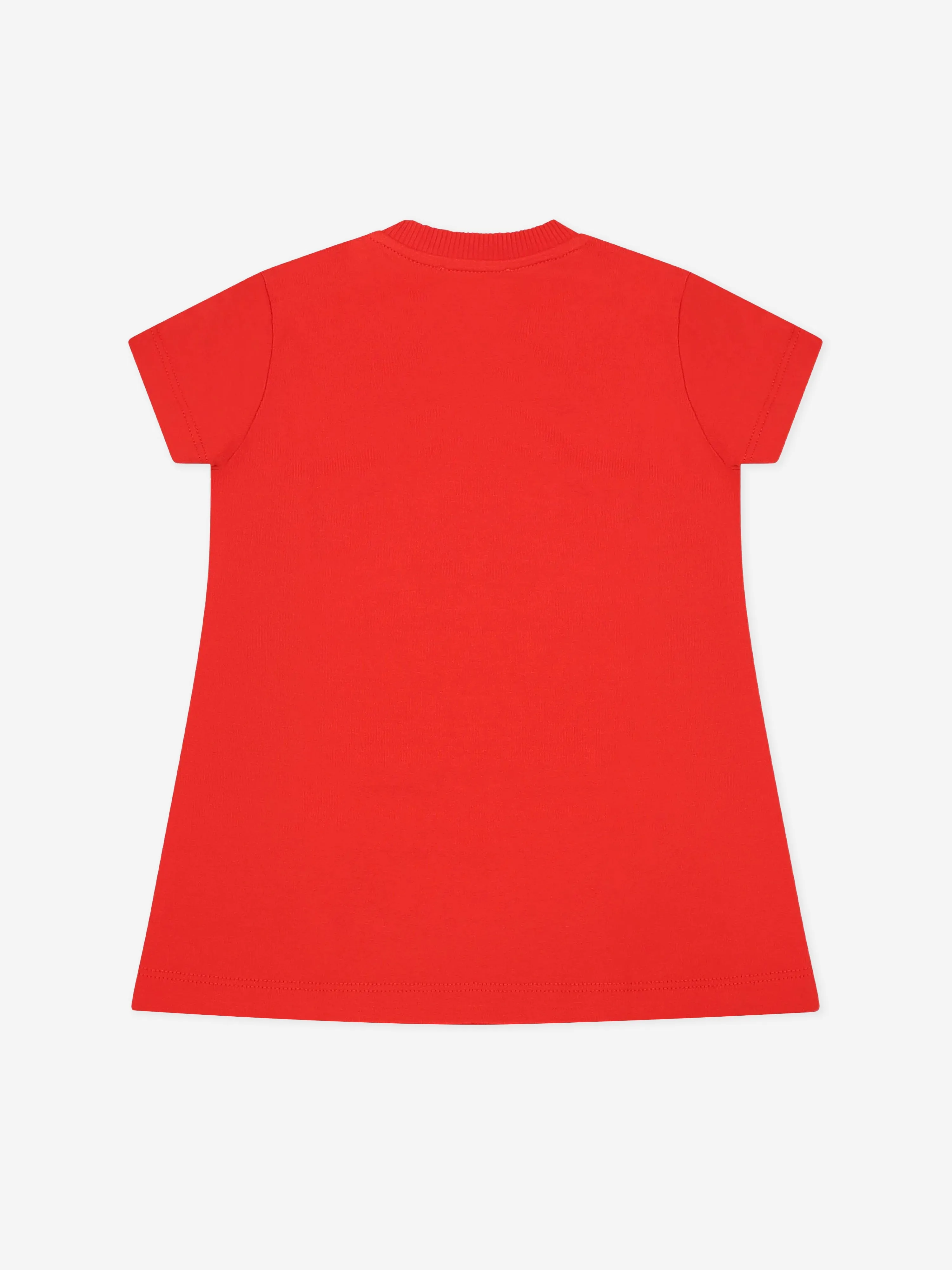 Baby Girls Teddybär-Jerseykleid in Rot
