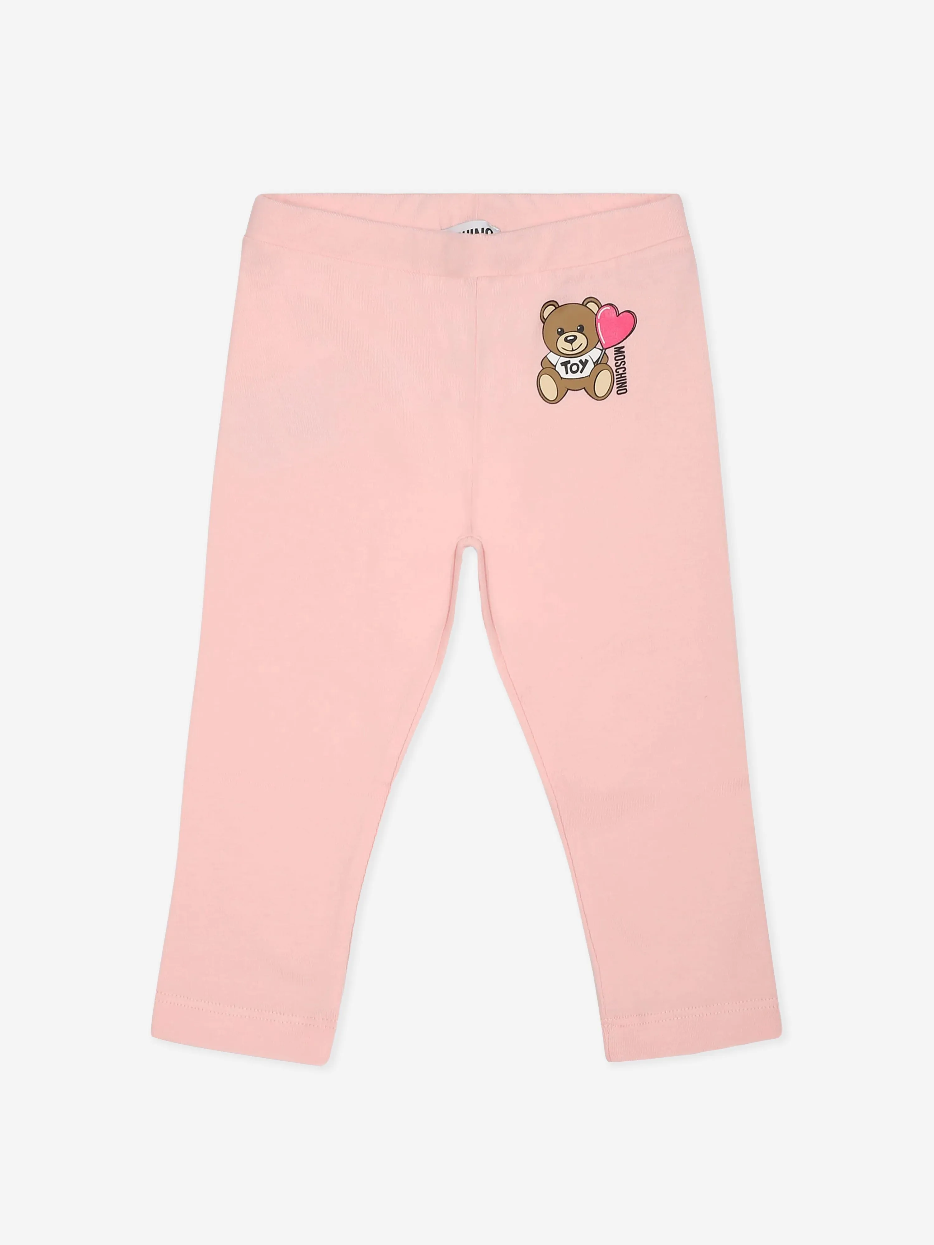Rosa Teddybär-Leggings für Baby-Mädchen