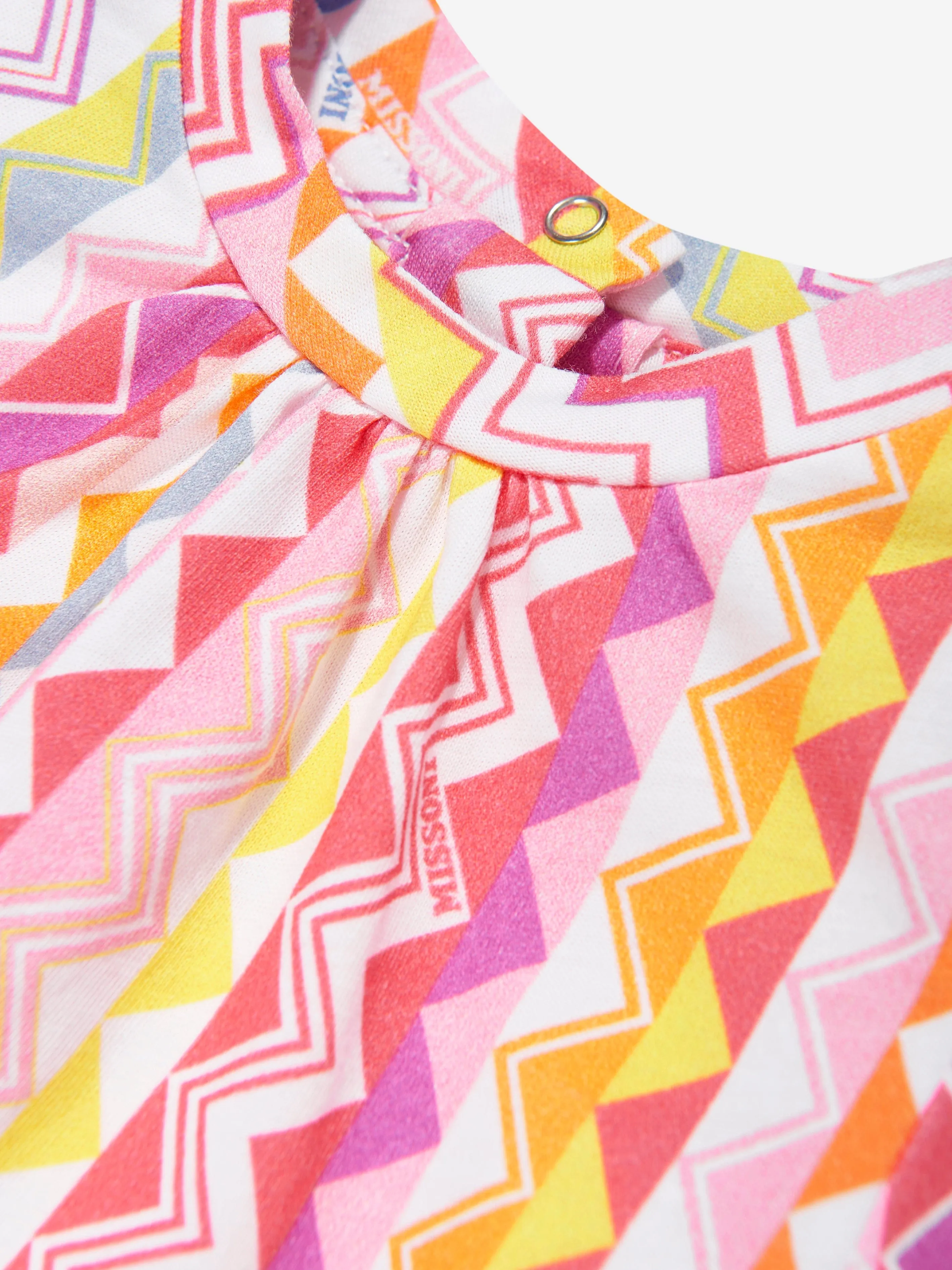 Baby Girls Zickzack T-Shirt in Mehrfarbig