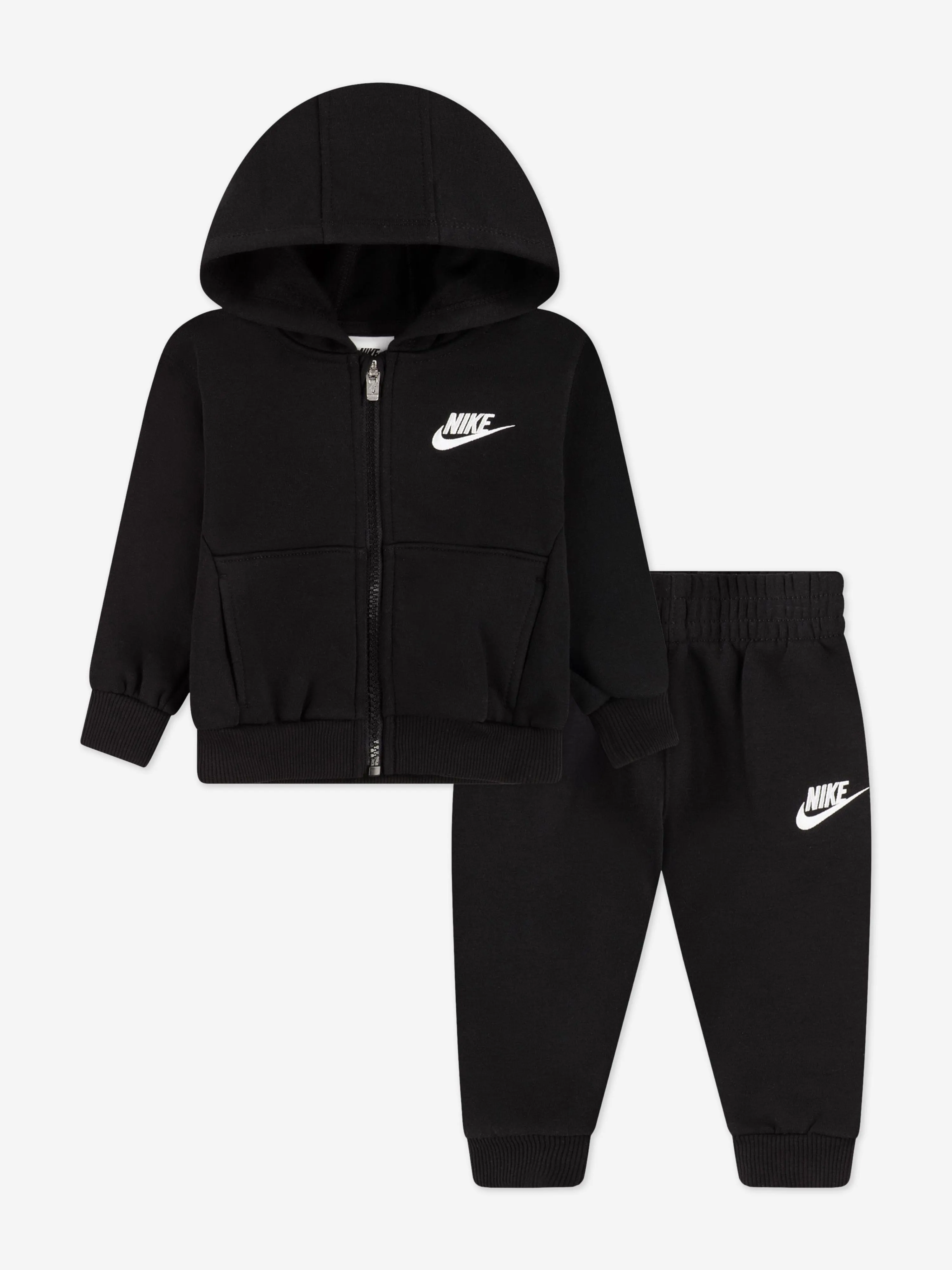Baby LBR Club-Tracksuit mit vollem Reißverschluss in Schwarz
