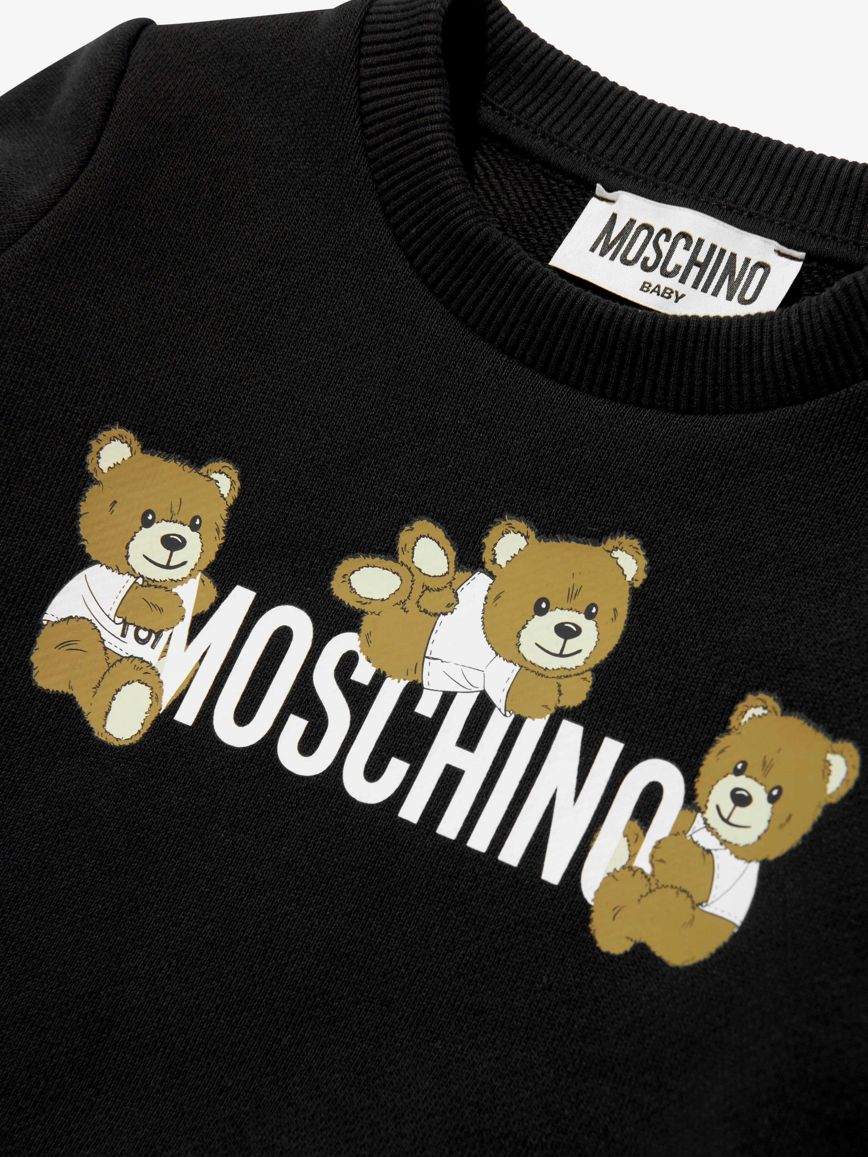 Baby Teddy Bär Logo Sweatshirt in Schwarz