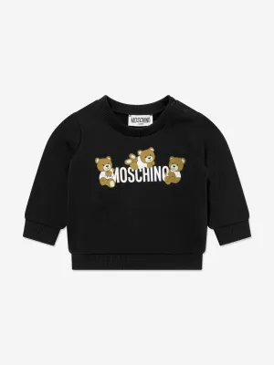 Baby Teddy Bär Logo Sweatshirt in Schwarz