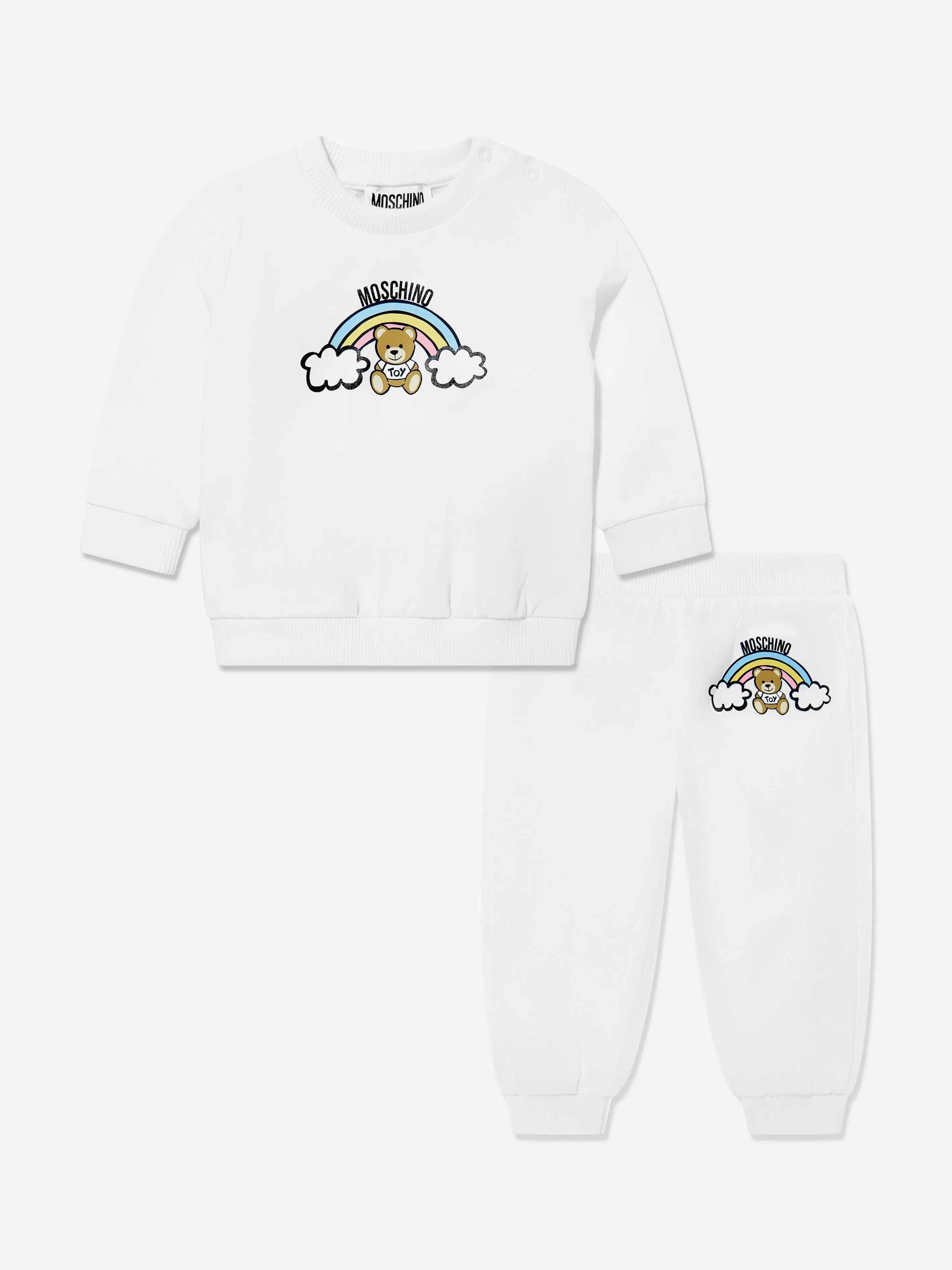 Baby Teddy Bär Jogginganzug in Elfenbein