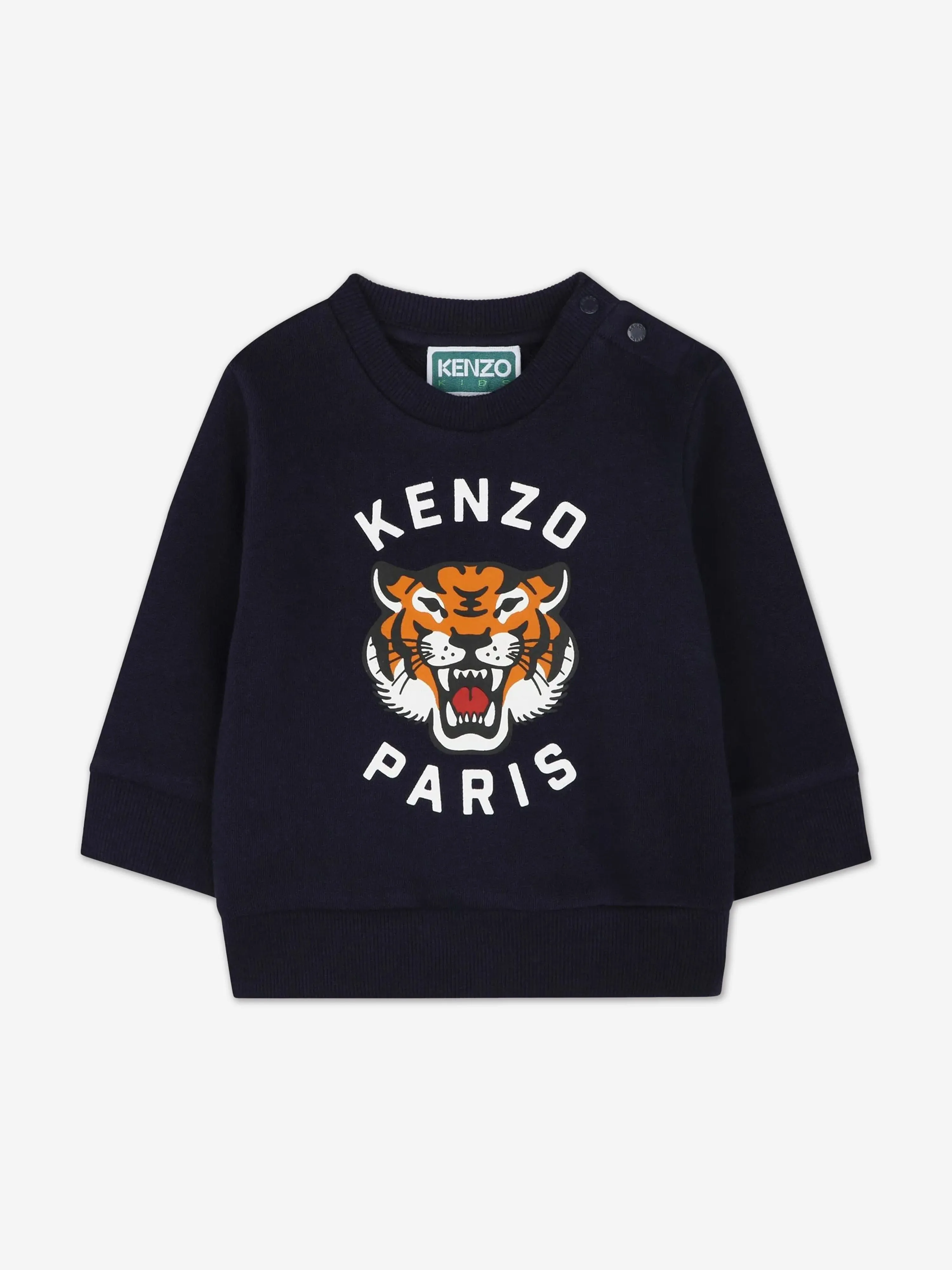Baby Tiger Logo Tracksuit in Marineblau