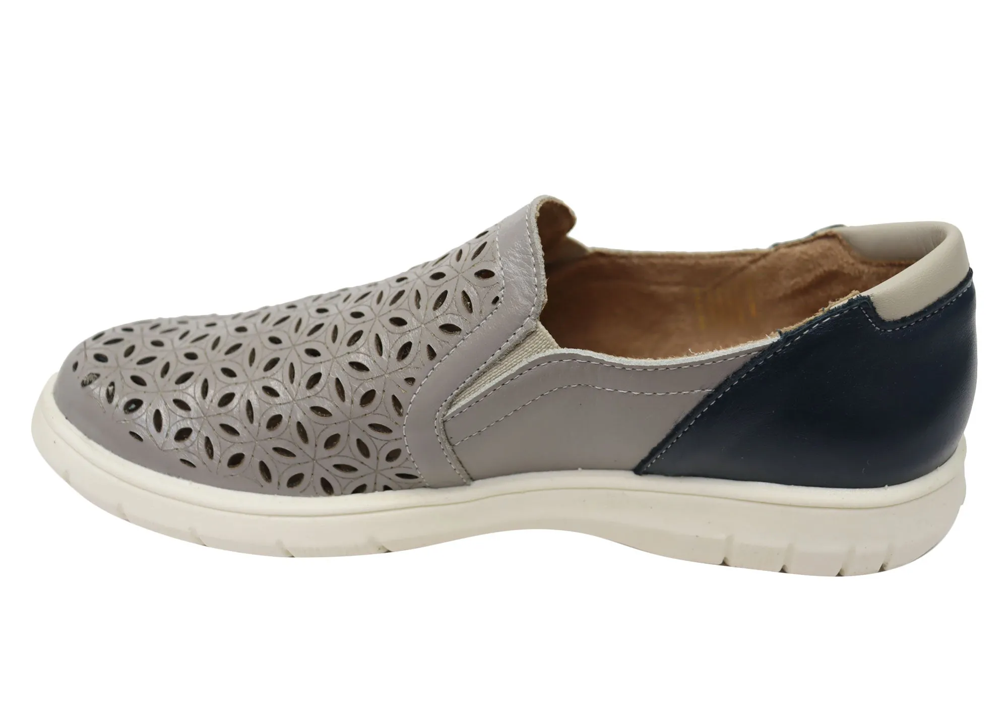 Balatore Mary Damen Bequeme Schlupf-Lederschuhe Hergestellt in Brasilien Balatore Schuhe
