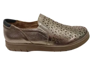 Balatore Mary Damen Bequeme Schlupf-Lederschuhe Hergestellt in Brasilien Balatore Schuhe