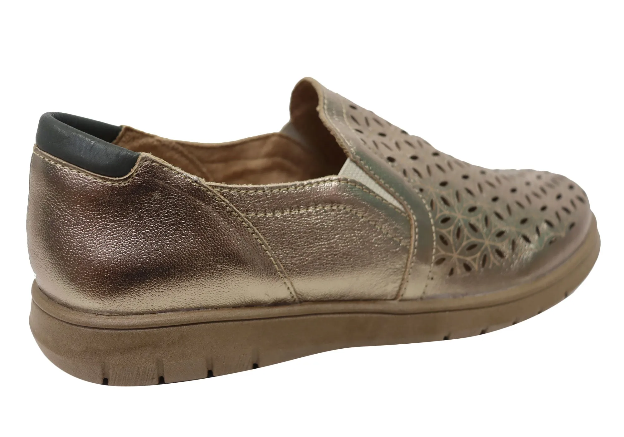Balatore Mary Damen Bequeme Schlupf-Lederschuhe Hergestellt in Brasilien Balatore Schuhe