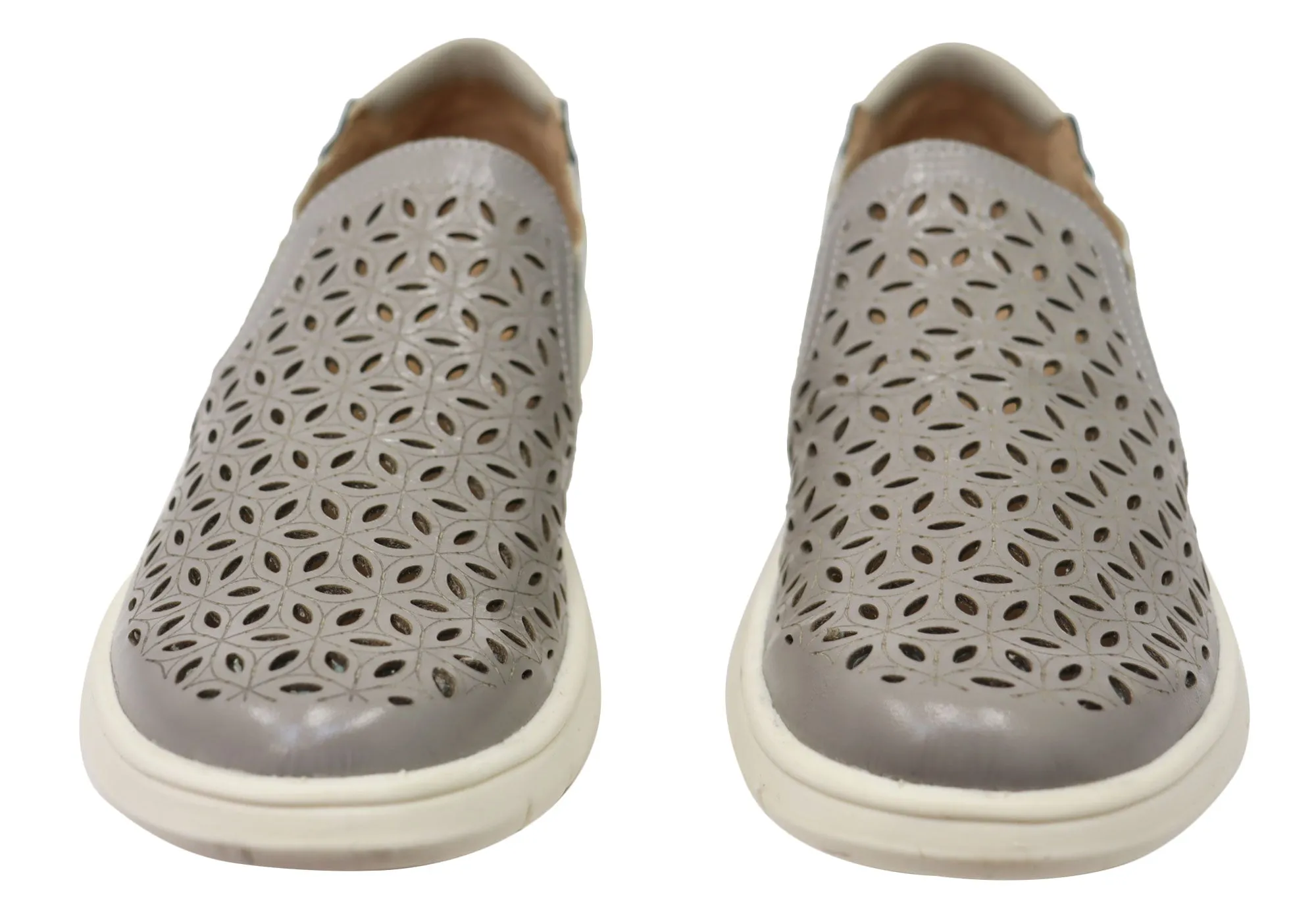 Balatore Mary Damen Bequeme Schlupf-Lederschuhe Hergestellt in Brasilien Balatore Schuhe