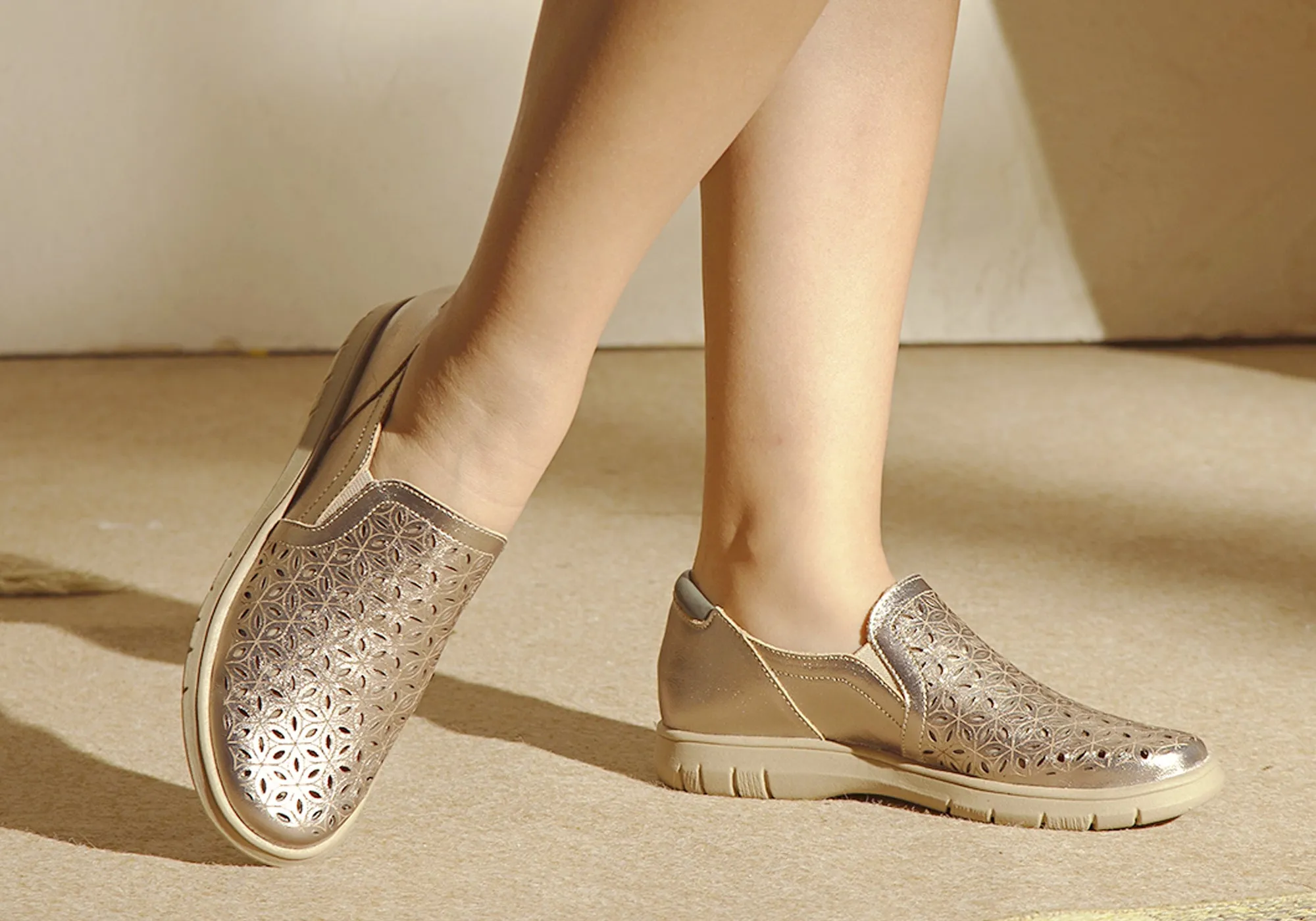 Balatore Mary Damen Bequeme Schlupf-Lederschuhe Hergestellt in Brasilien Balatore Schuhe