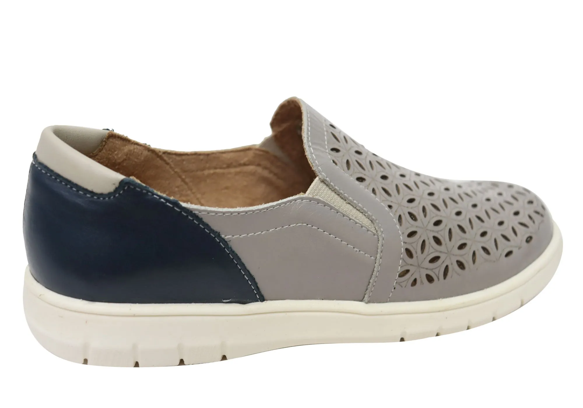 Balatore Mary Damen Bequeme Schlupf-Lederschuhe Hergestellt in Brasilien Balatore Schuhe
