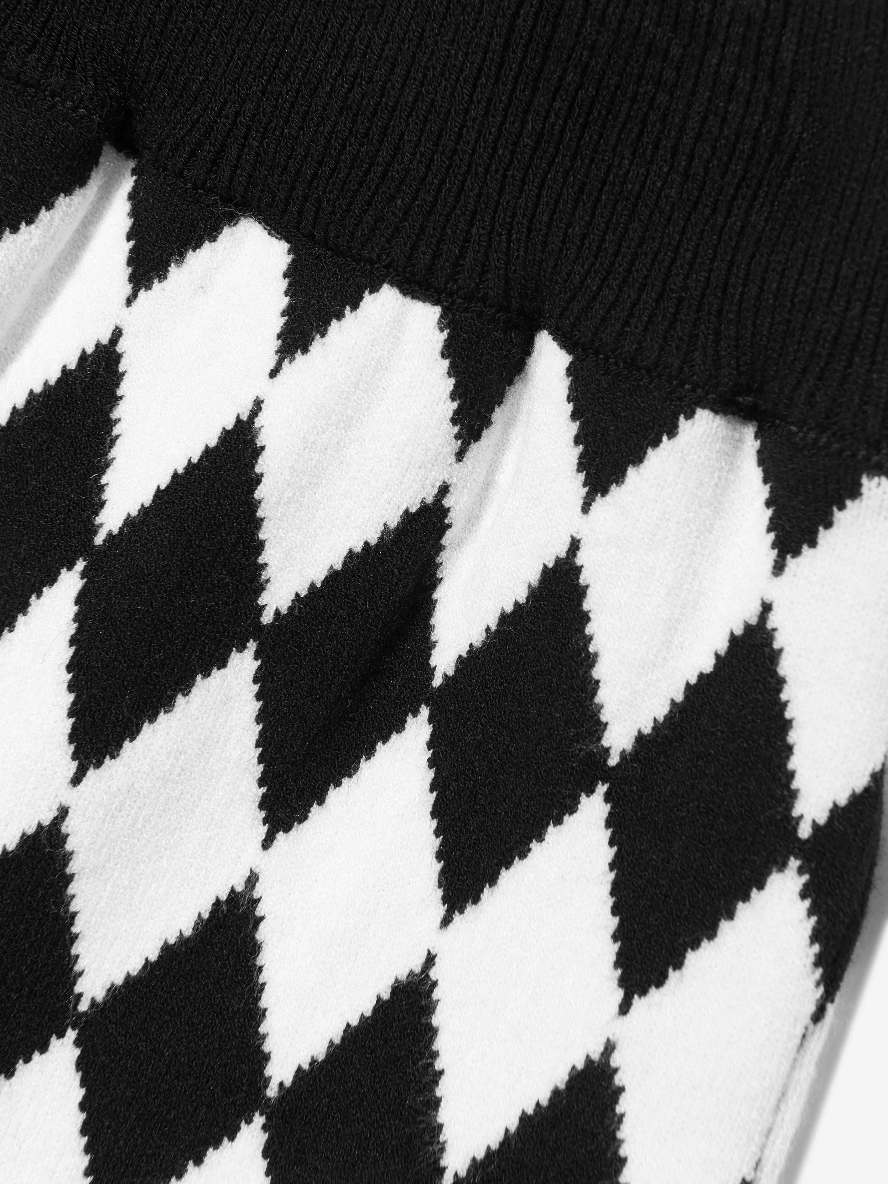 Balmain Strickrock für Mädchen in Schwarz