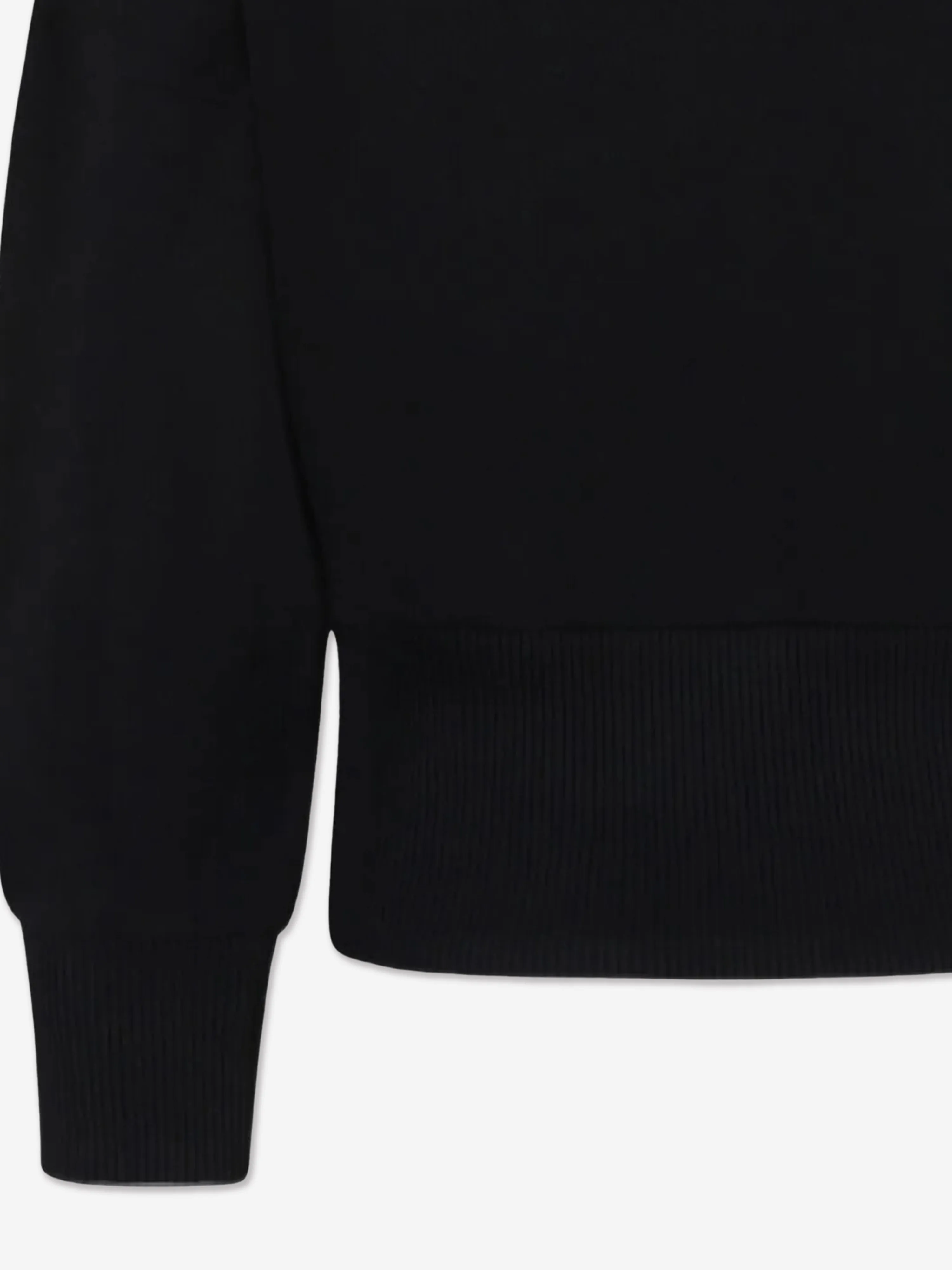 Balmain Mädchen Logo Sweatshirt in Schwarz