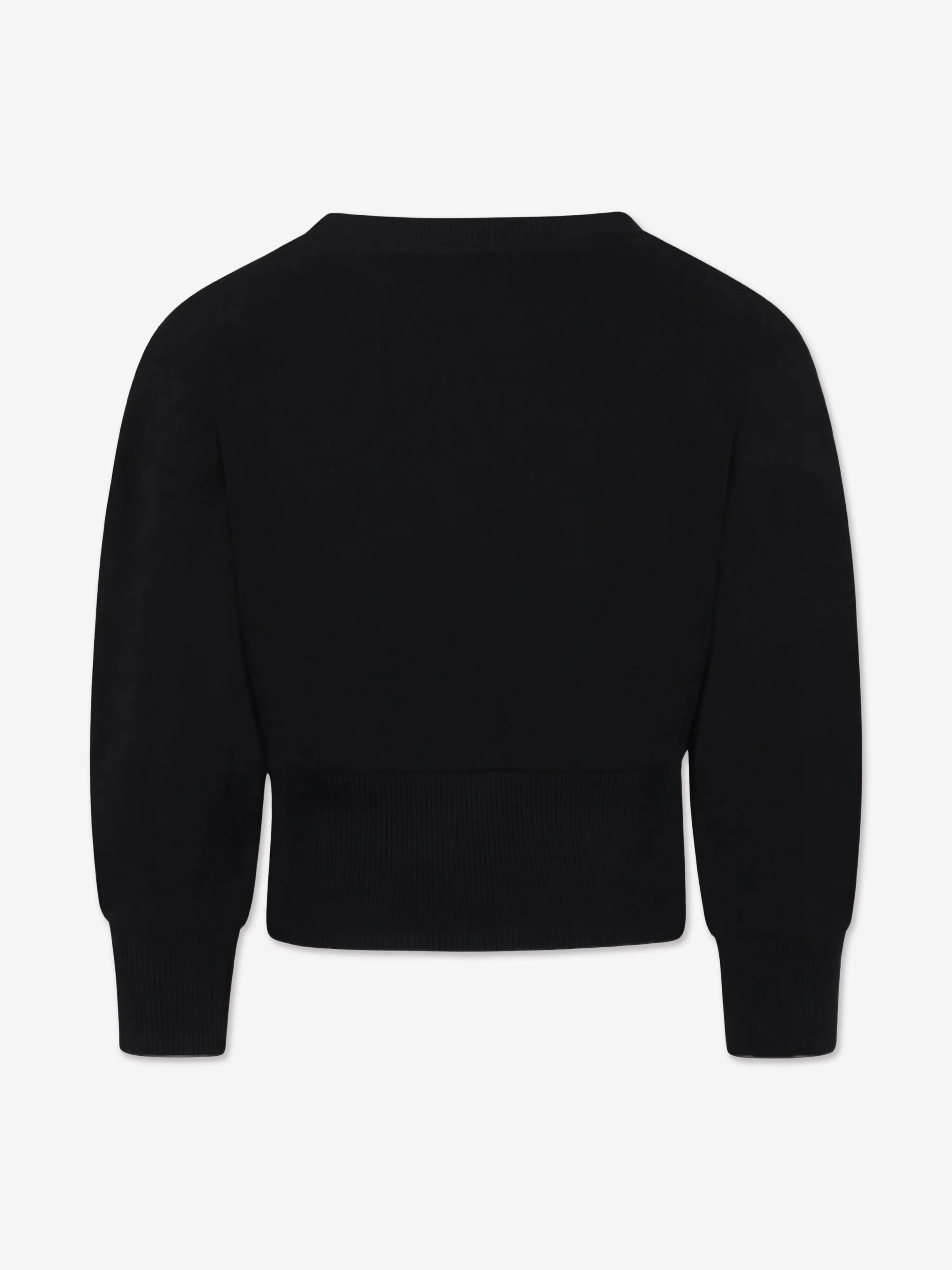 Balmain Mädchen Logo Sweatshirt in Schwarz