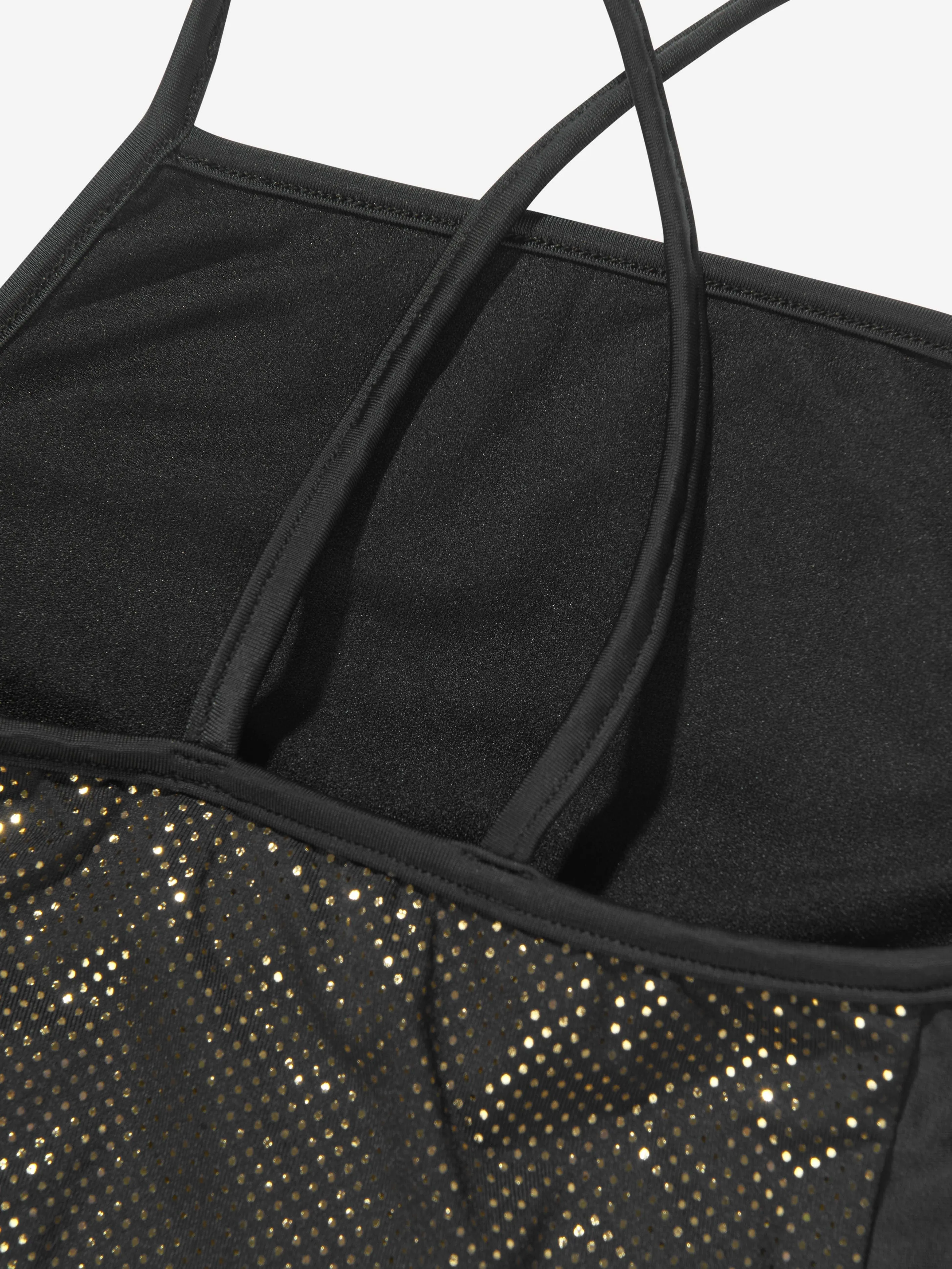 Balmain Mädchen Logo Badeanzug in Schwarz