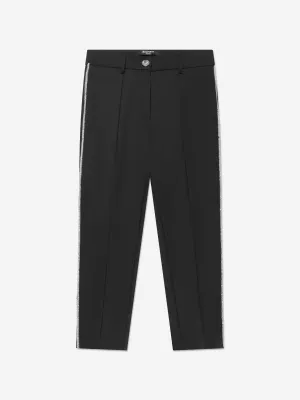 Balmain Mädchen Wollhose in Schwarz