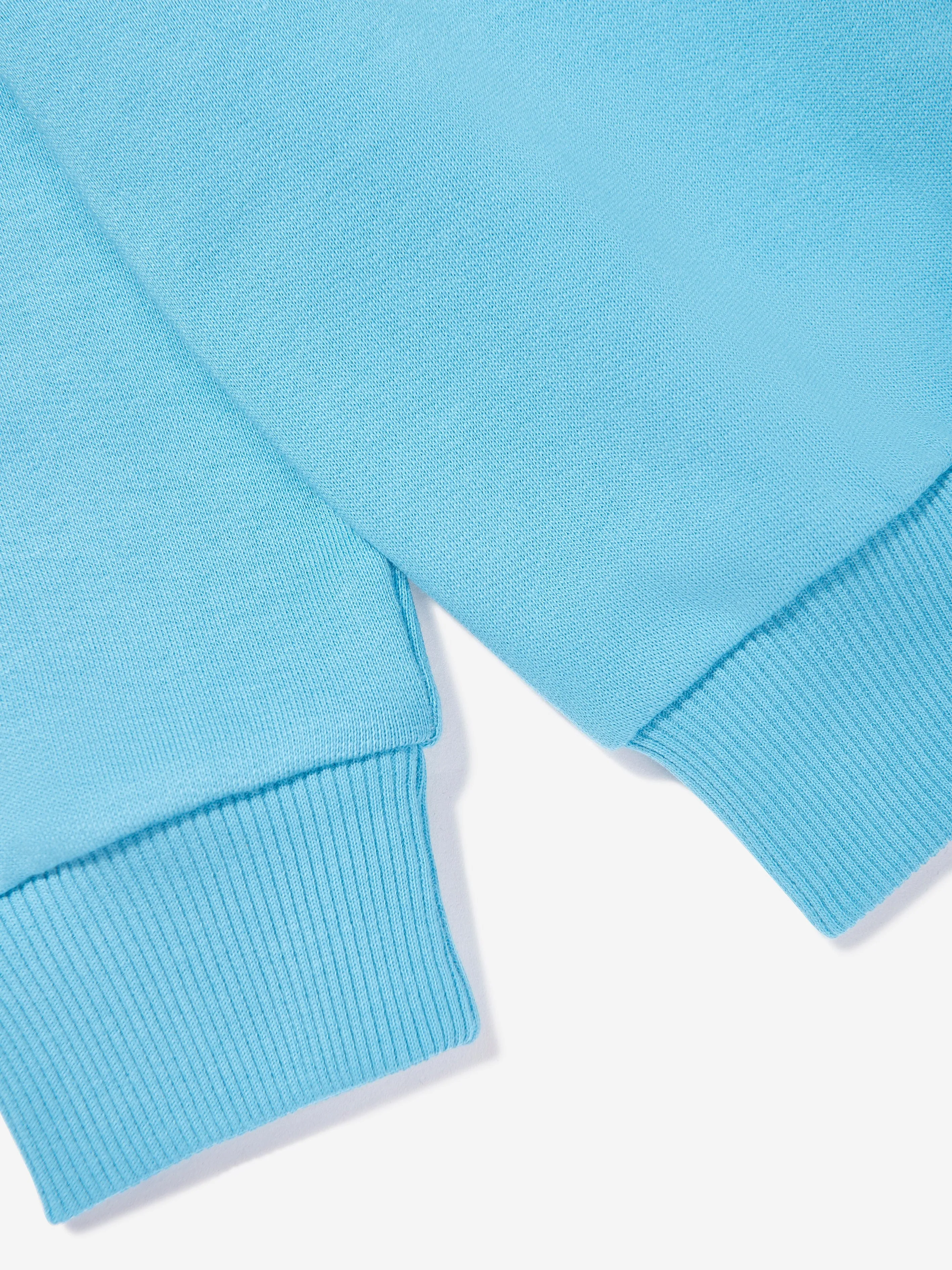 Balmain Kids Logo-Sweatshirt in Blau