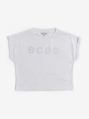 BCBG Girls Glitzer T-Shirt in Grau