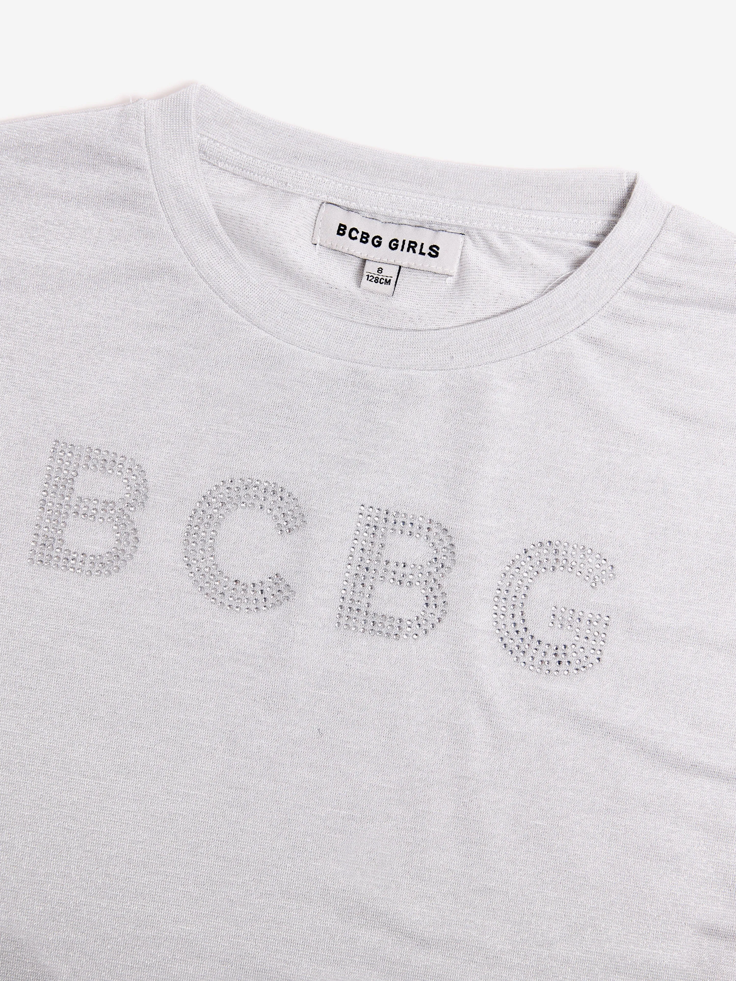 BCBG Girls Glitzer T-Shirt in Grau