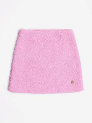 BCBG Girls Tweed Bleistiftrock in Rosa