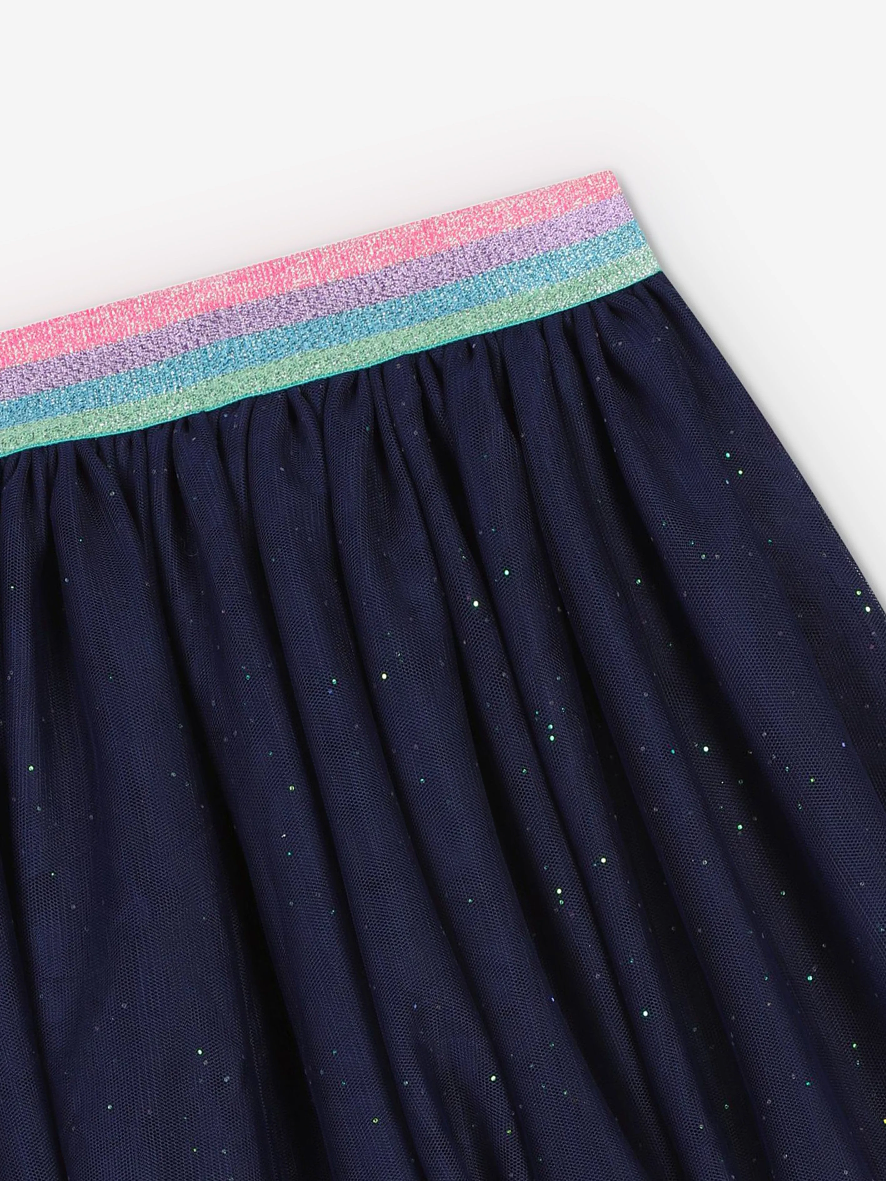 Billieblush Mädchen Glitzer Mesh Rock in Marineblau