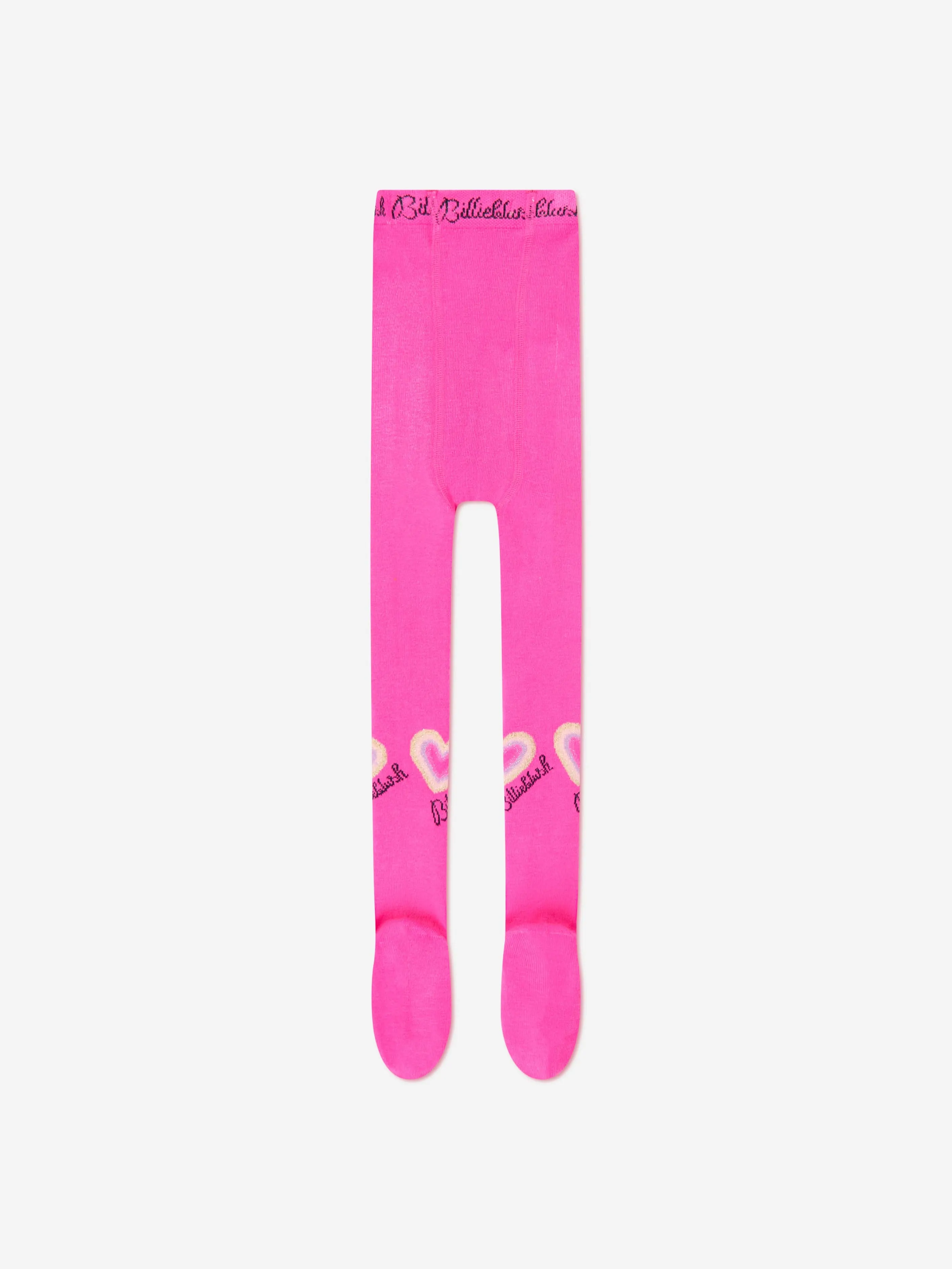 Billieblush Mädchen Herz-Logo Strumpfhose in Rosa