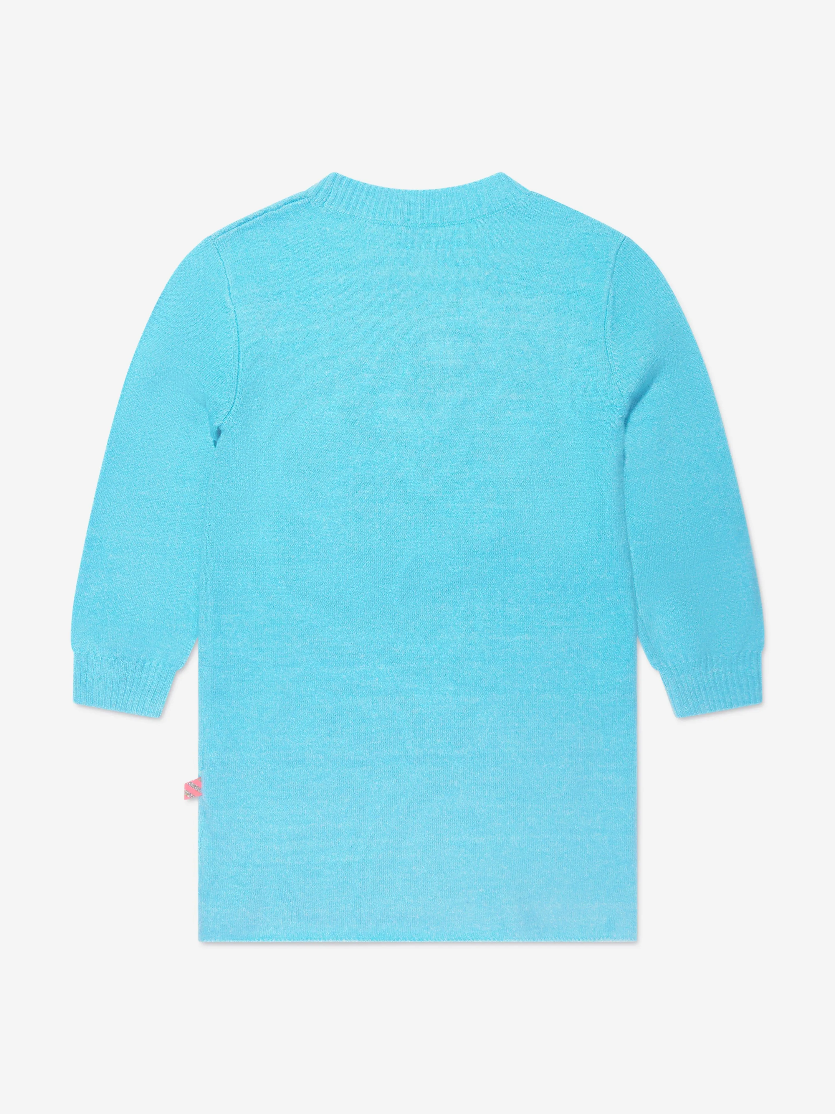 Billieblush Mädchen Strickkleid in Blau