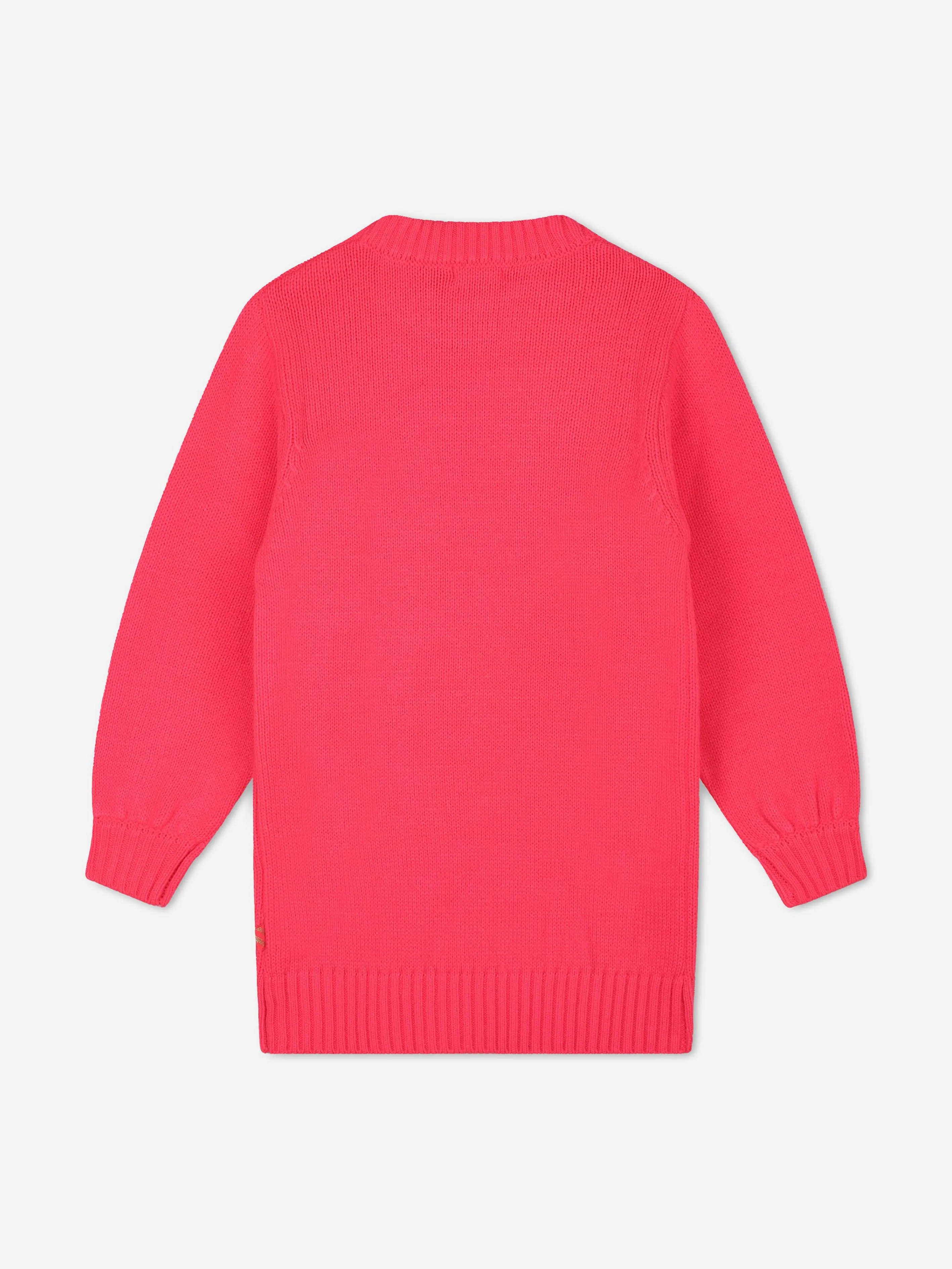 Billieblush Mädchen Strickkleid in Rosa