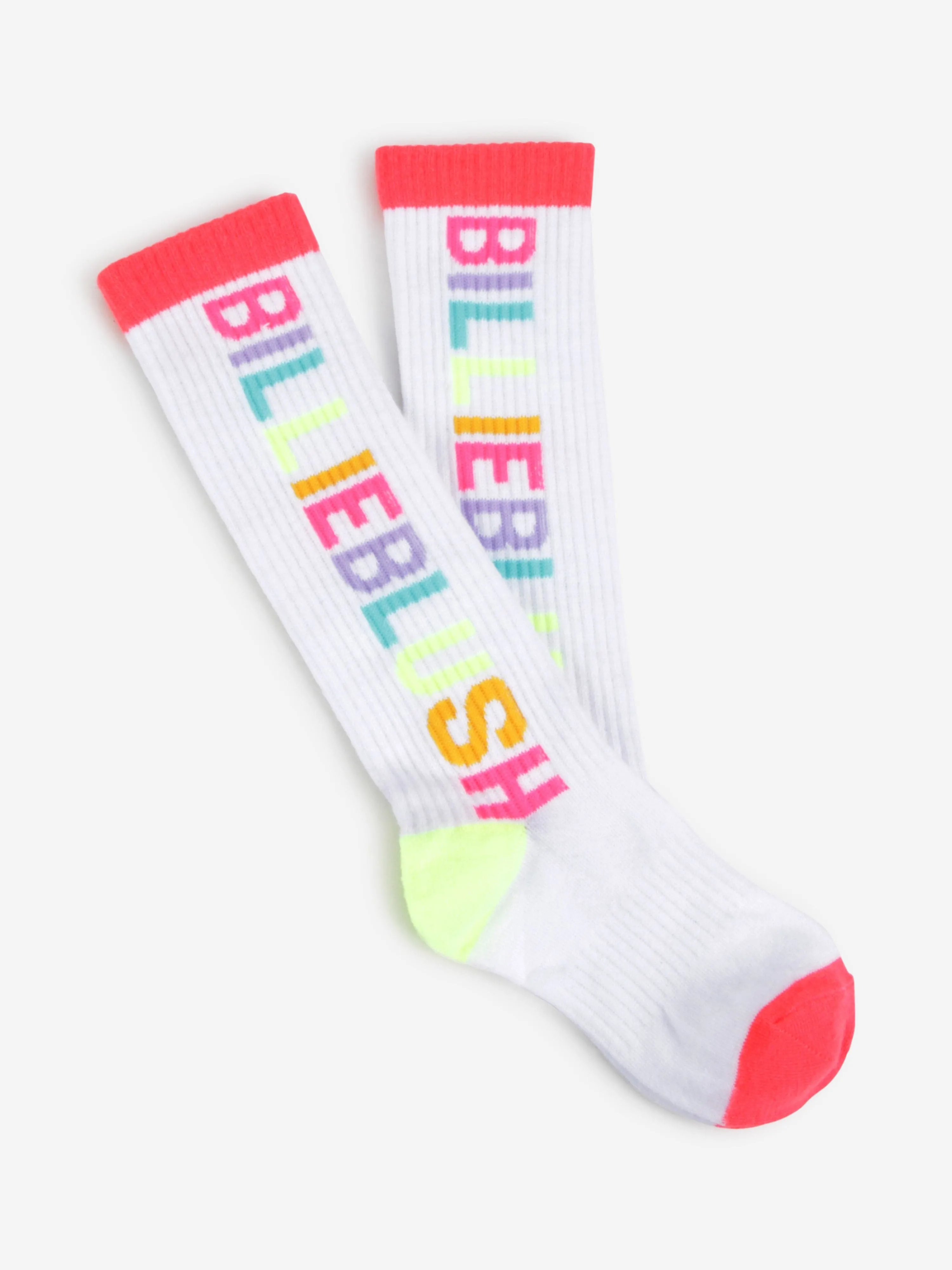 Billieblush Mädchen Logo High Socks in Weiß