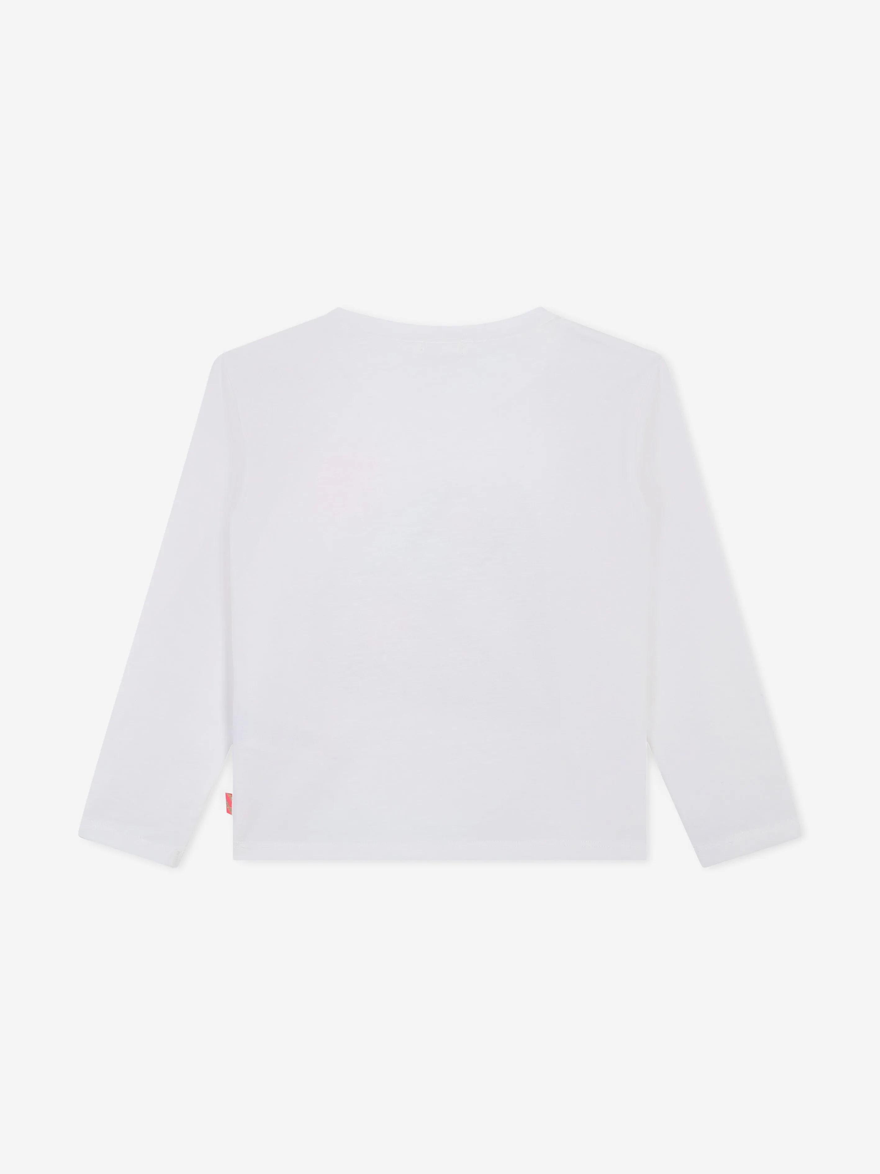 Billieblush Mädchen Langarm Diamant T-Shirt in Elfenbein