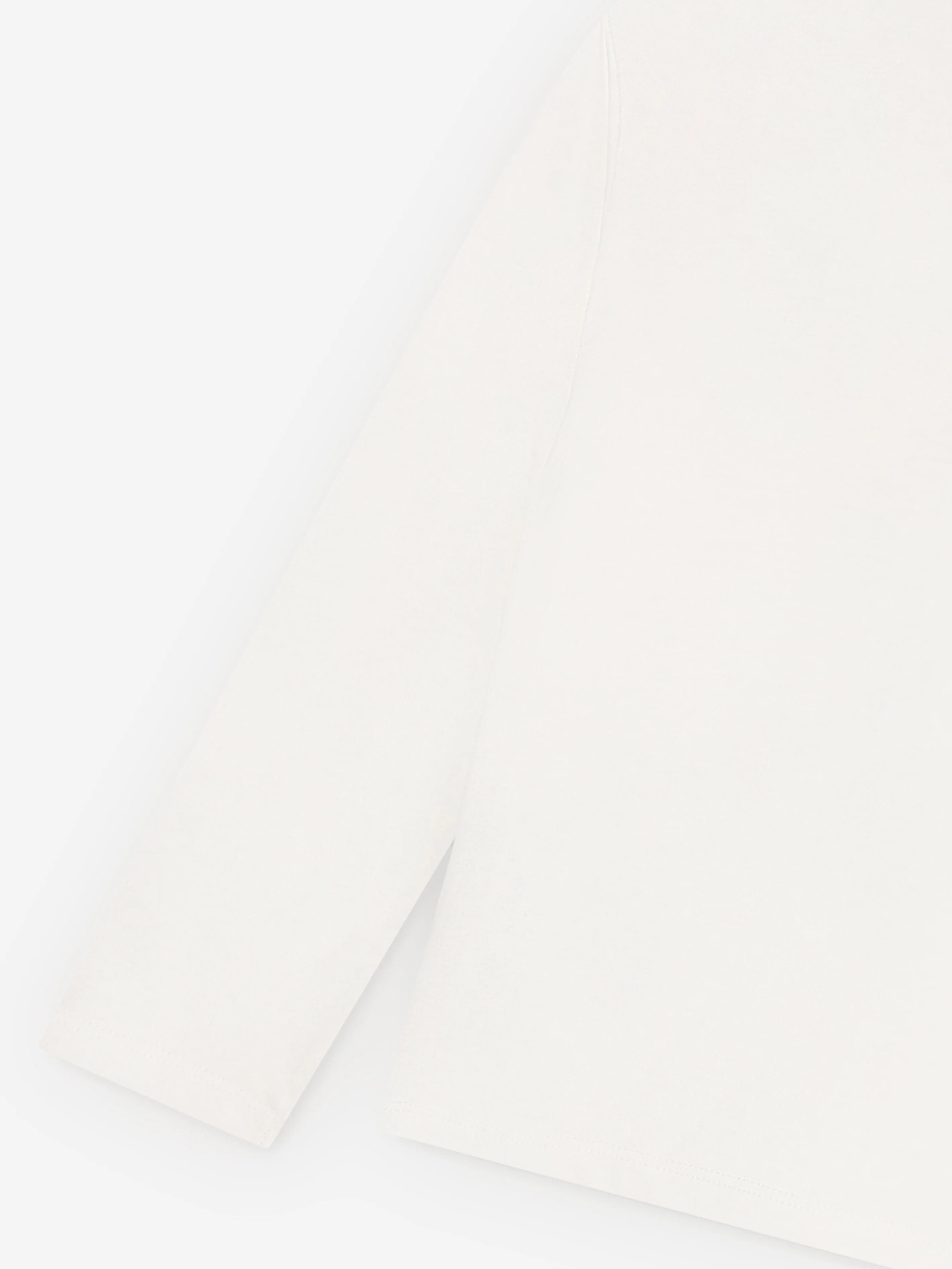 Billieblush Mädchen Langarm-Herz-T-Shirt in Elfenbein