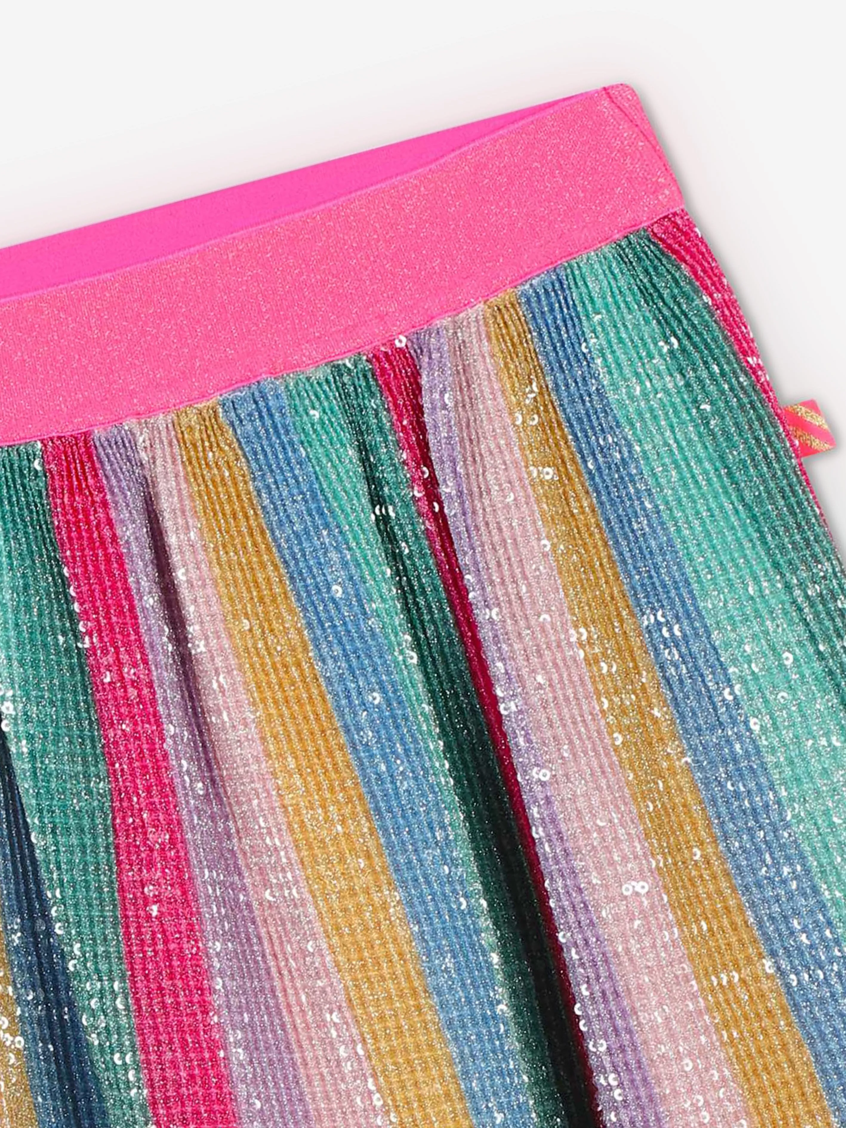 Billieblush Mädchen Plisseé-Rock mit Pailletten in Mehrfarben