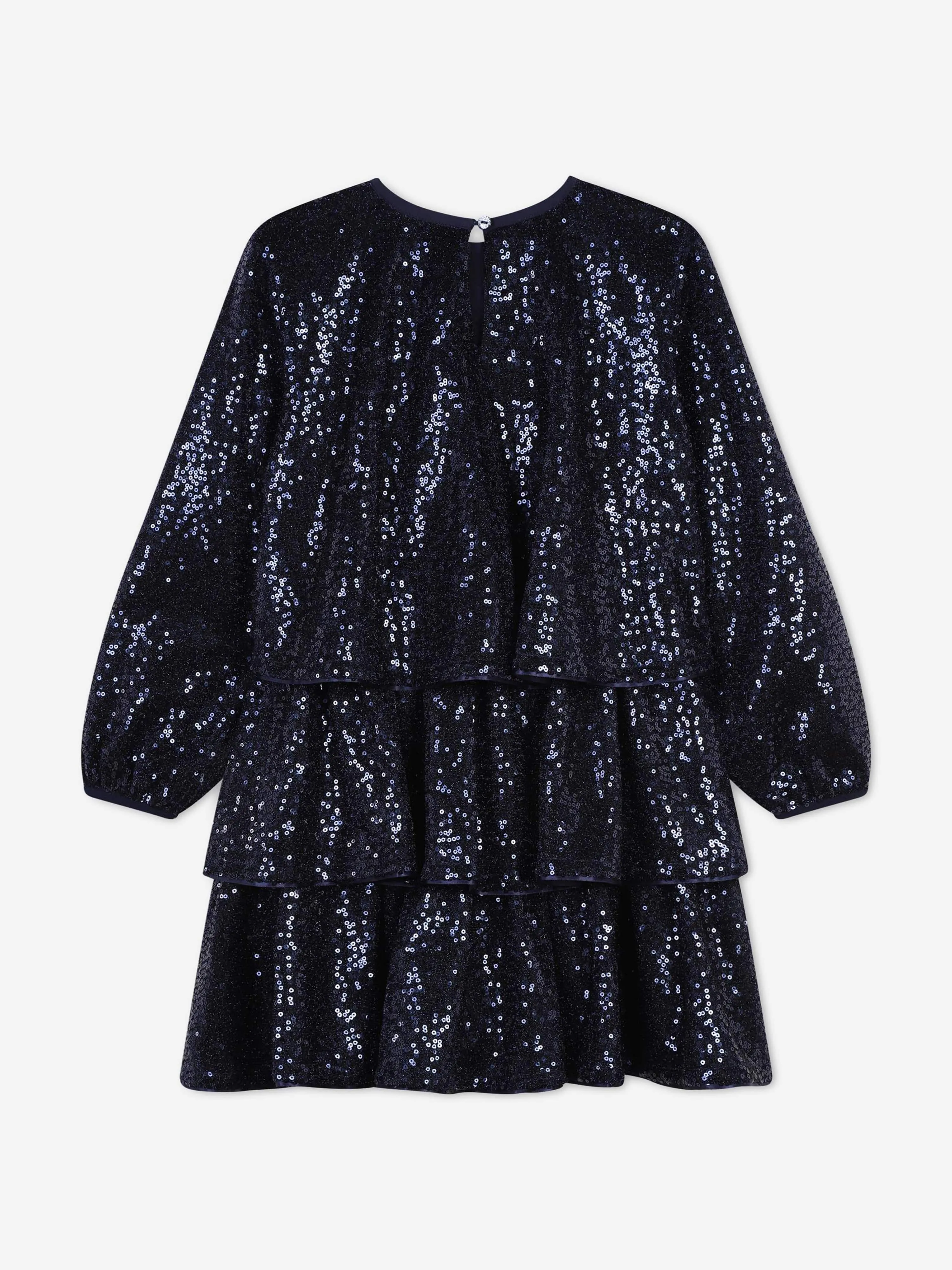 Billieblush Mädchen Glitzerfestkleid in Blau