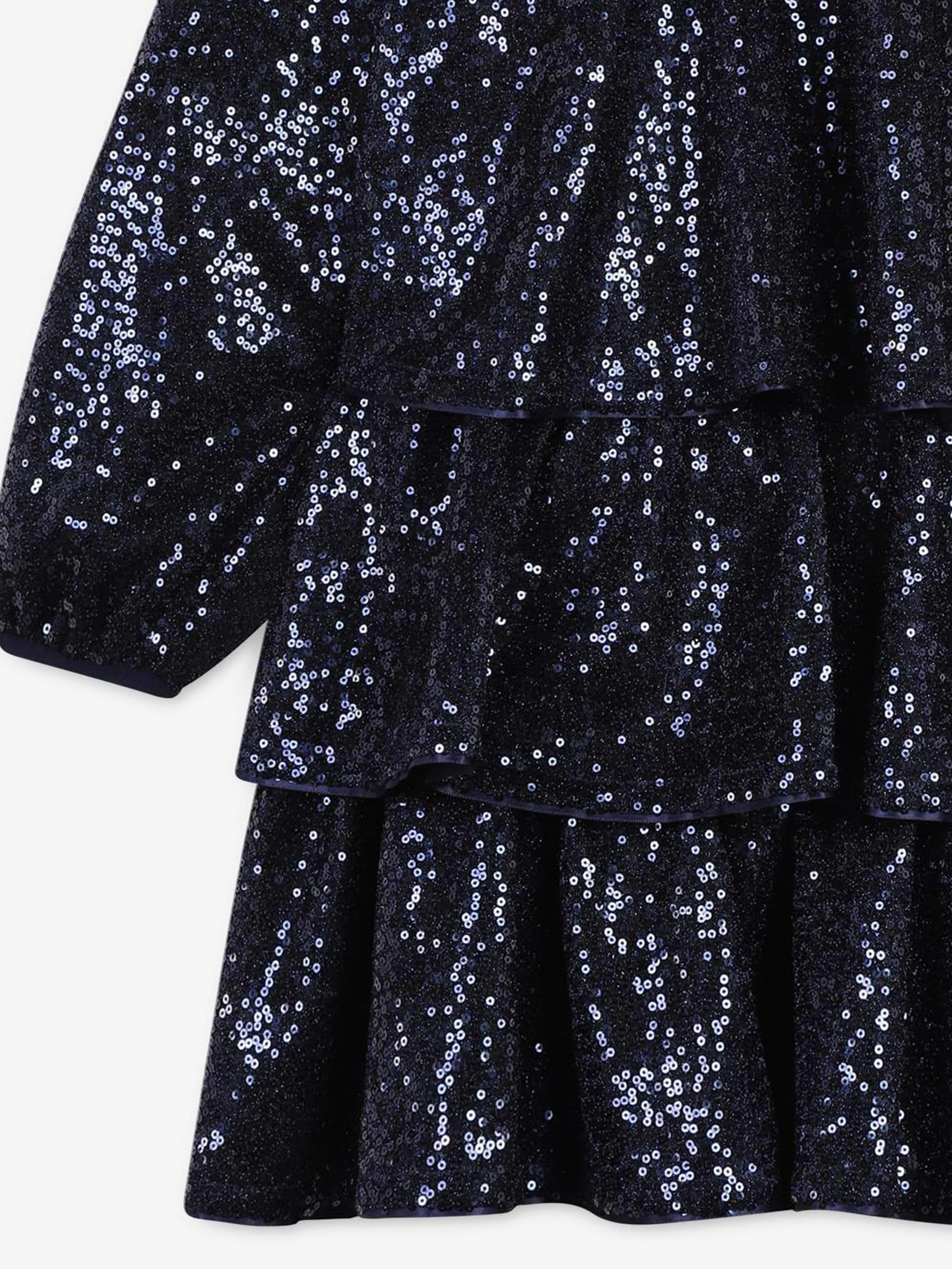 Billieblush Mädchen Glitzerfestkleid in Blau