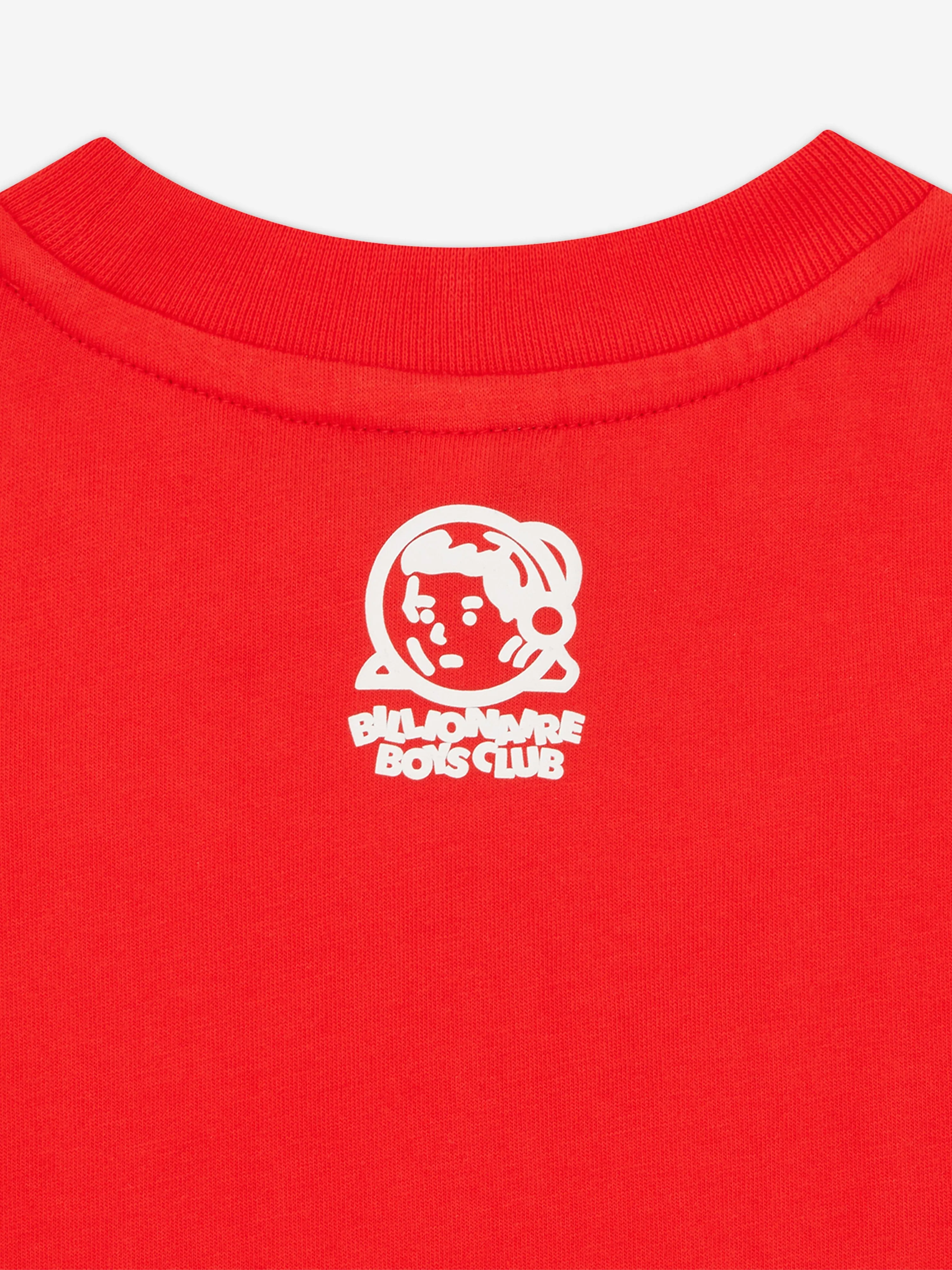 Billionaire Boys Club Kids Arch Logo T-Shirt in Rot