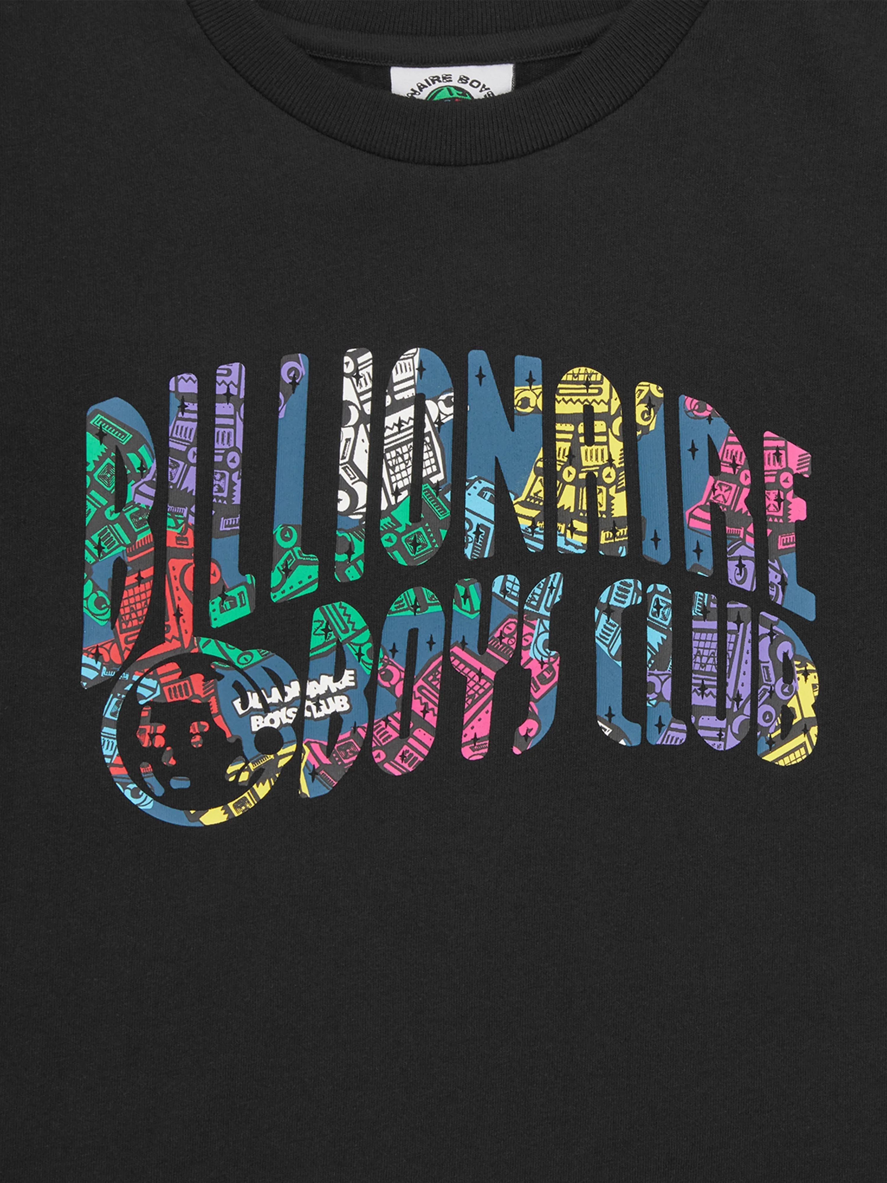 Billionaire Boys Club Kids Robot Arch Logo T-Shirt in Schwarz