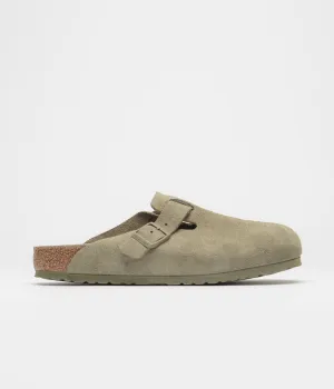 Birkenstock Boston BS Sandalen - Verblasstes Khaki Birkenstock Schuhe
