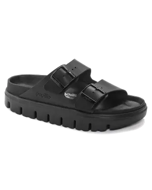 Birkenstock Schuhe Papillio Arizona Chunky Sandalen aus Naturleder in Schwarz